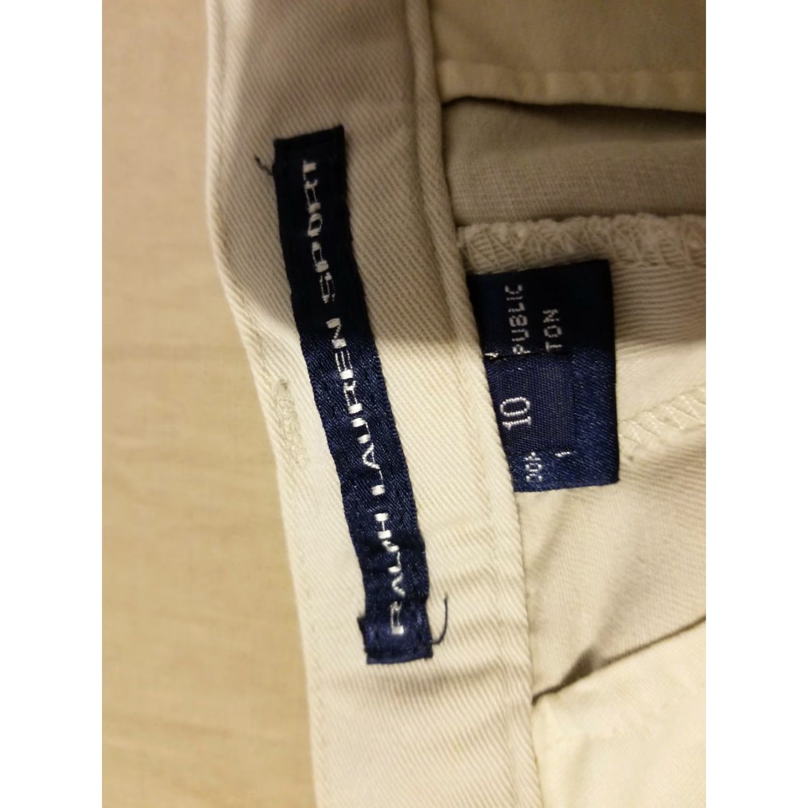 Polo Ralph Lauren Womens Polo Ralph Lauren Dress Pants Khaki 10 Cotton Beige Slack Trousers Polo Ralph Lauren Dress Pants Womens 10 Beige Cotton Slack Trousers Size 32" / US 10 / IT 46 - 6 Thumbnail
