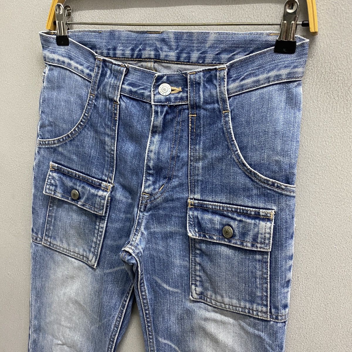 Japanese Brand Japanese Brand Works n&m Bushpants Distressed Denim Size US 28 / EU 44 - 5 Thumbnail