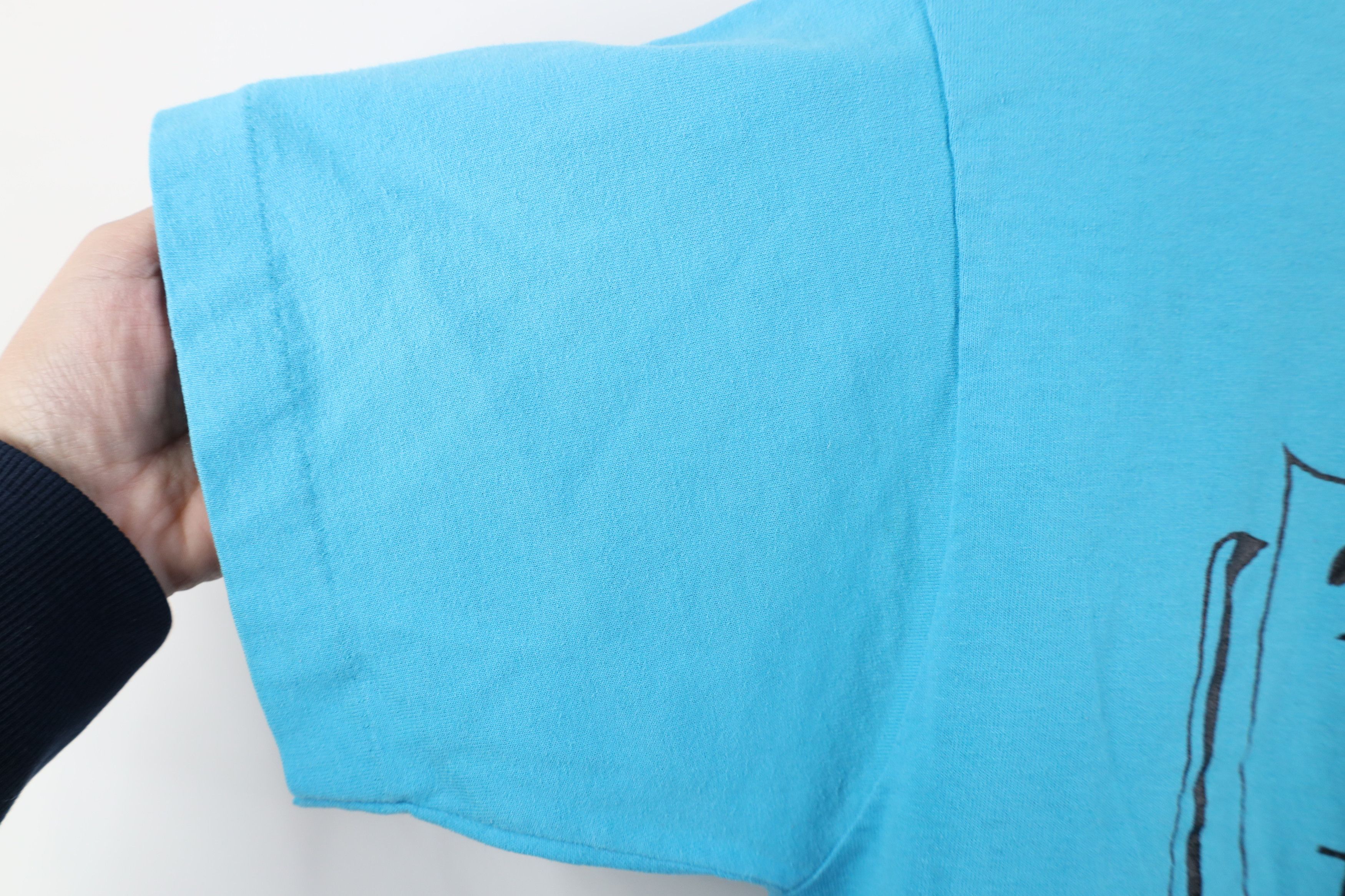 Vintage Vintage 90s Christian The Bible Tells Me So T-Shirt Blue USA Size M / US 6-8 / IT 42-44 - 10 Thumbnail