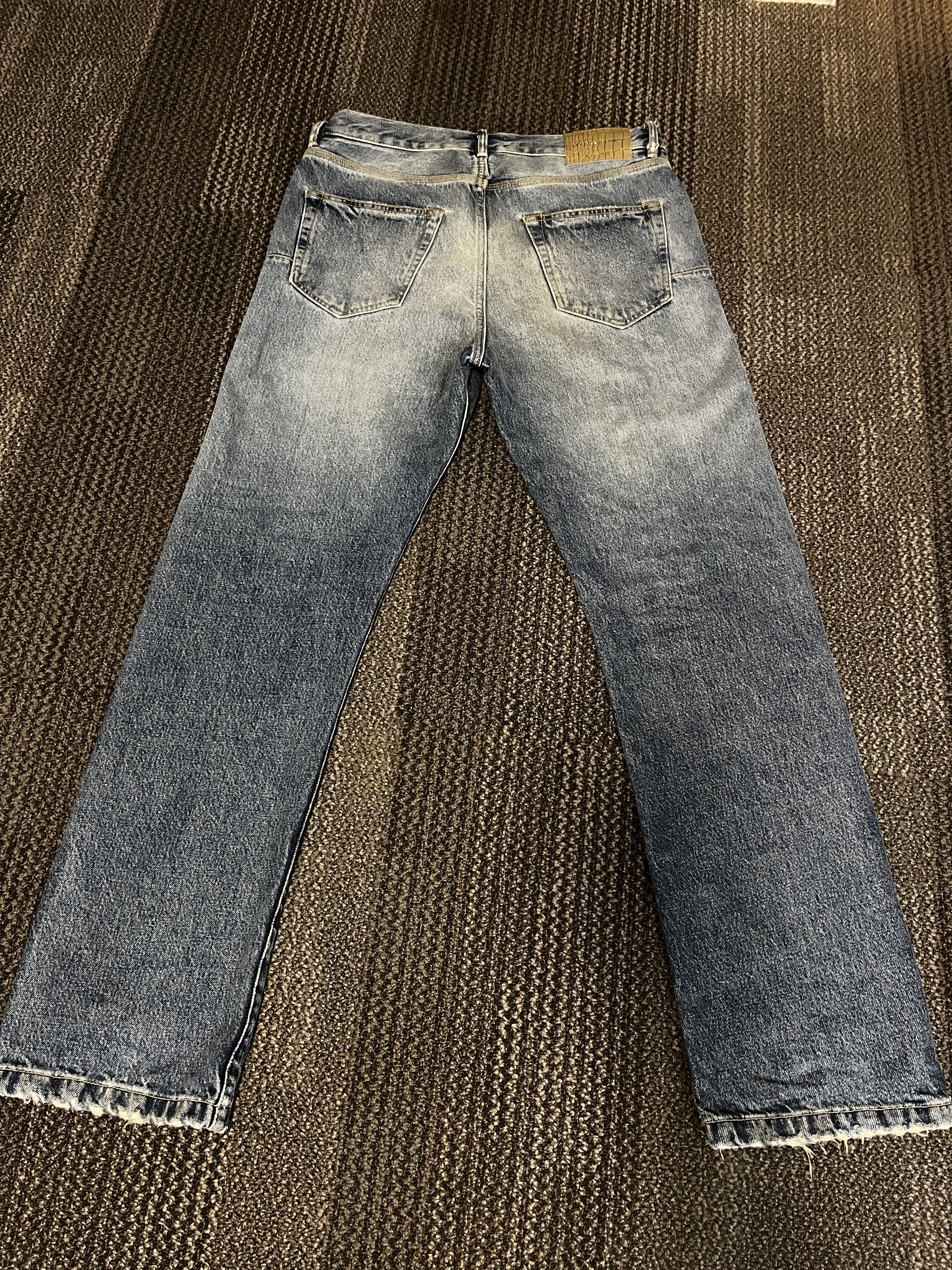 Purple × Purple Brand Italian Made Limited Edition Classic Blue Washed Denim Size US 32 / EU 48 - 7 Thumbnail