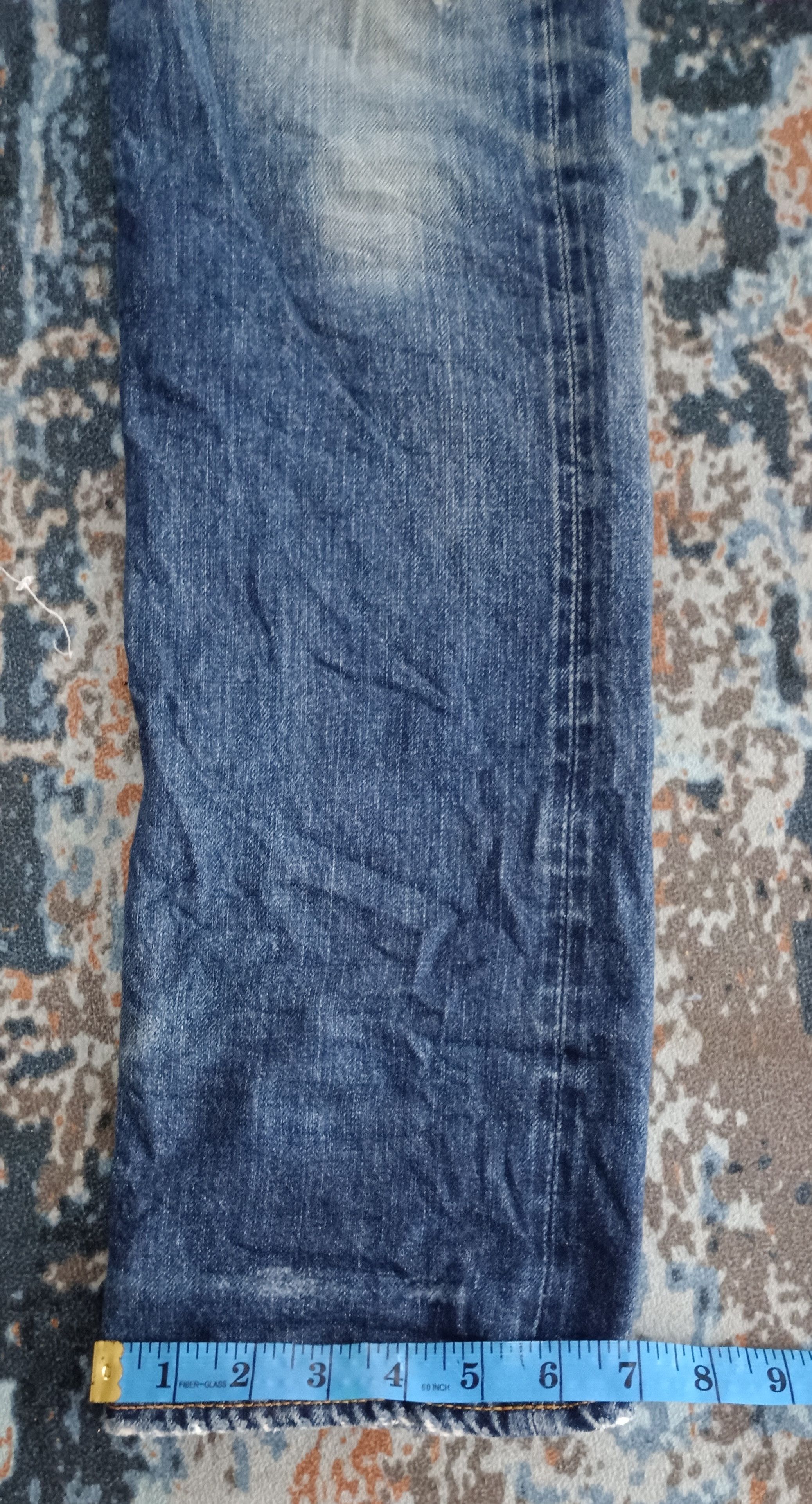 Hysteric Glamour × Japanese Brand × Vintage Vintage💥 Hysteric Glamour Full Selvedge Distressed Jeans Size US 31 - 22 Thumbnail