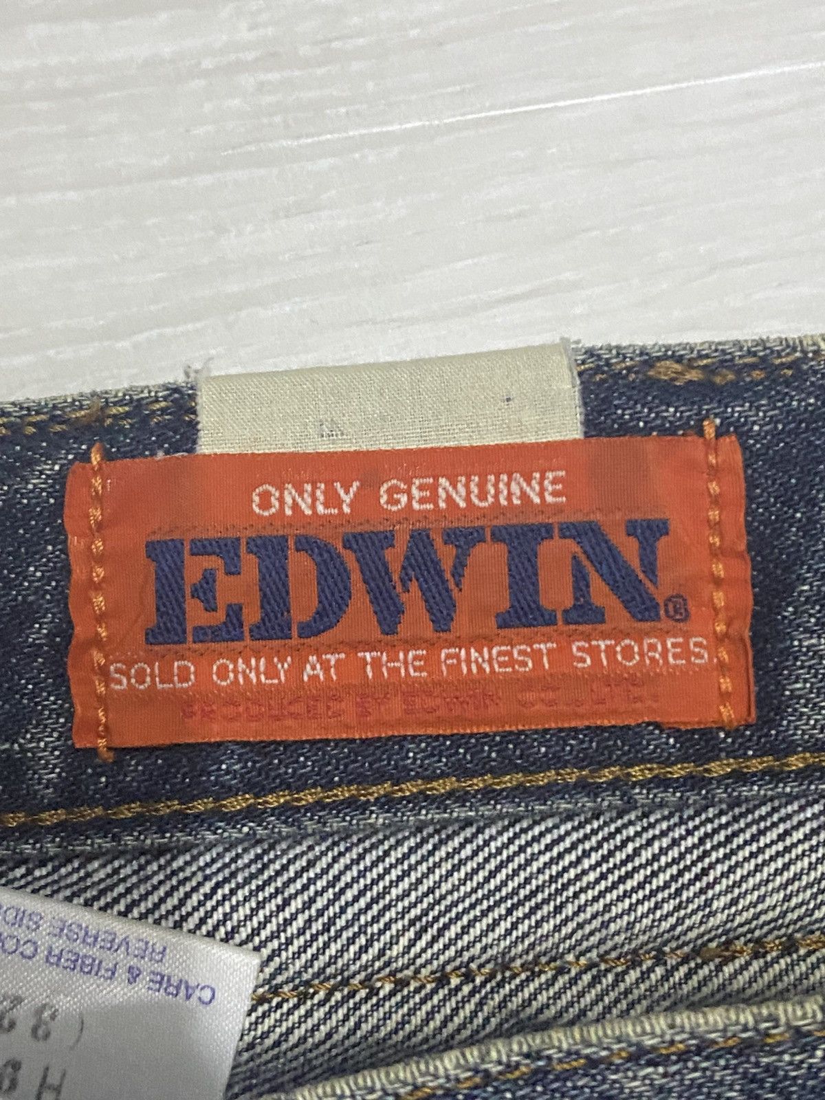 Edwin Rare Vintage Edwin Frontier Orange Tab Mud Wash Jeans Size US 31 - 13 Thumbnail