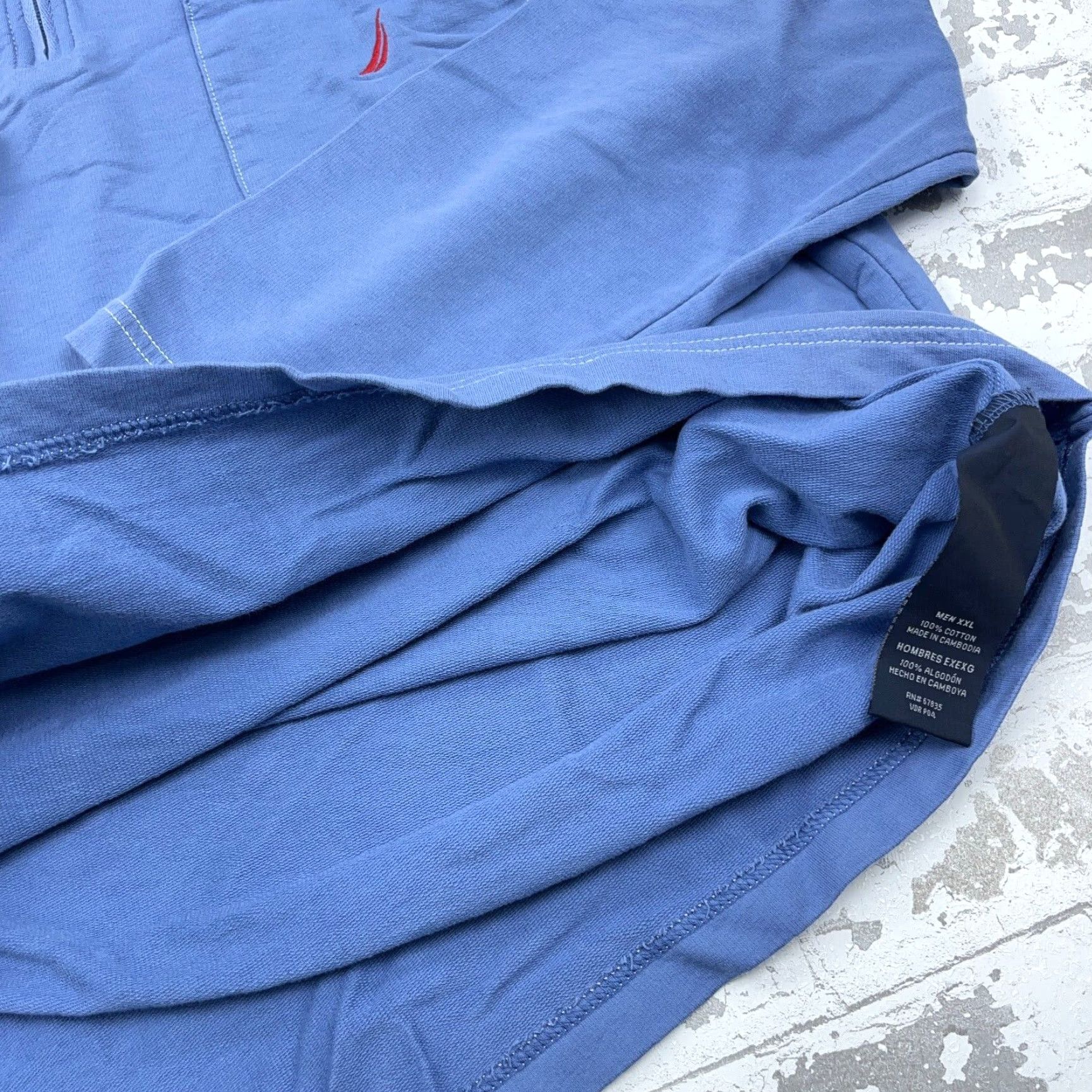 Nautica Nautica Sweater Men 2XL Blue Pullover 1/4 Zip Mock Neck Lightweight Knit Zipper Logo Pocket Casual Golf Walking Vintage? Size US XXL / EU 58 / 5 - 7 Thumbnail
