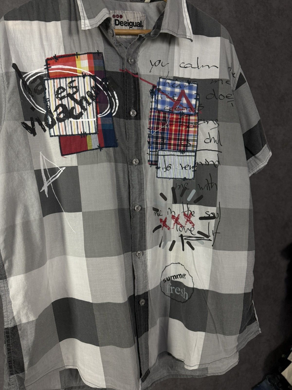 Desigual Desigual designer art crazy shirt Size US XXL / EU 58 / 5 - 3 Thumbnail