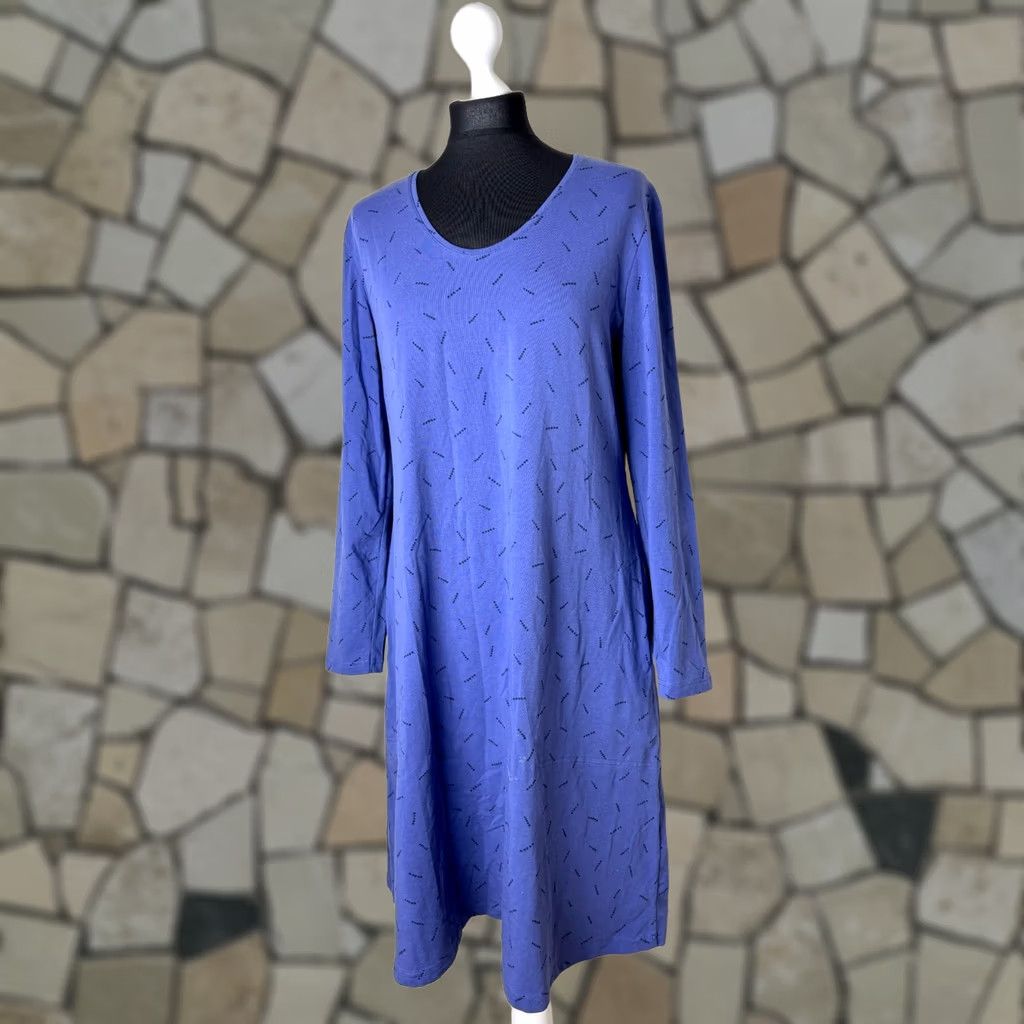 Vintage Gudrun Sjoden womens blue dress L Size L / US 10 / IT 46 - 1 Thumbnail