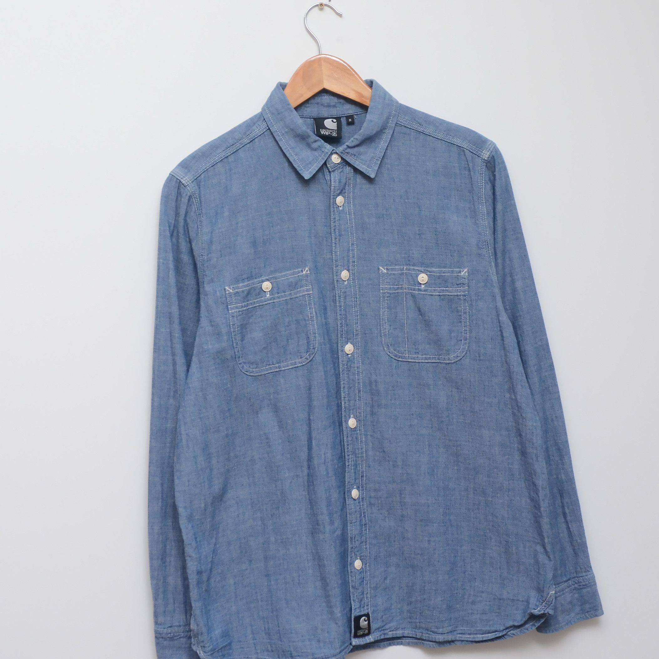 Carhartt Wip Carhartt WIP - 25 Clink Shirt Denim Worker Limited Unisex Size US M / EU 48-50 / 2 - 2 Thumbnail