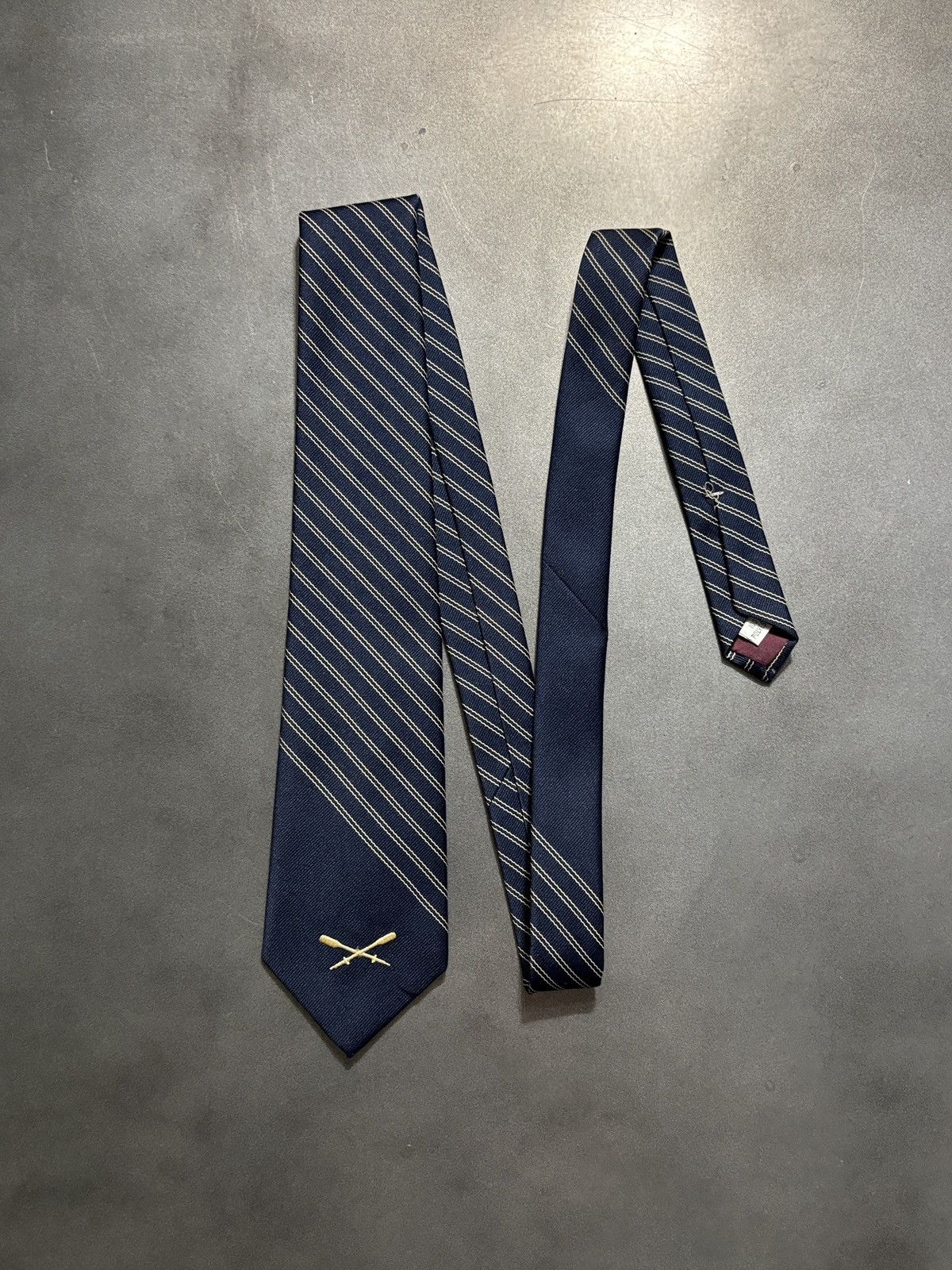Vintage Vintage Sherman's Cravats Neck Tie Stripe Rowing Preppy Polo Size ONE SIZE - 3 Thumbnail