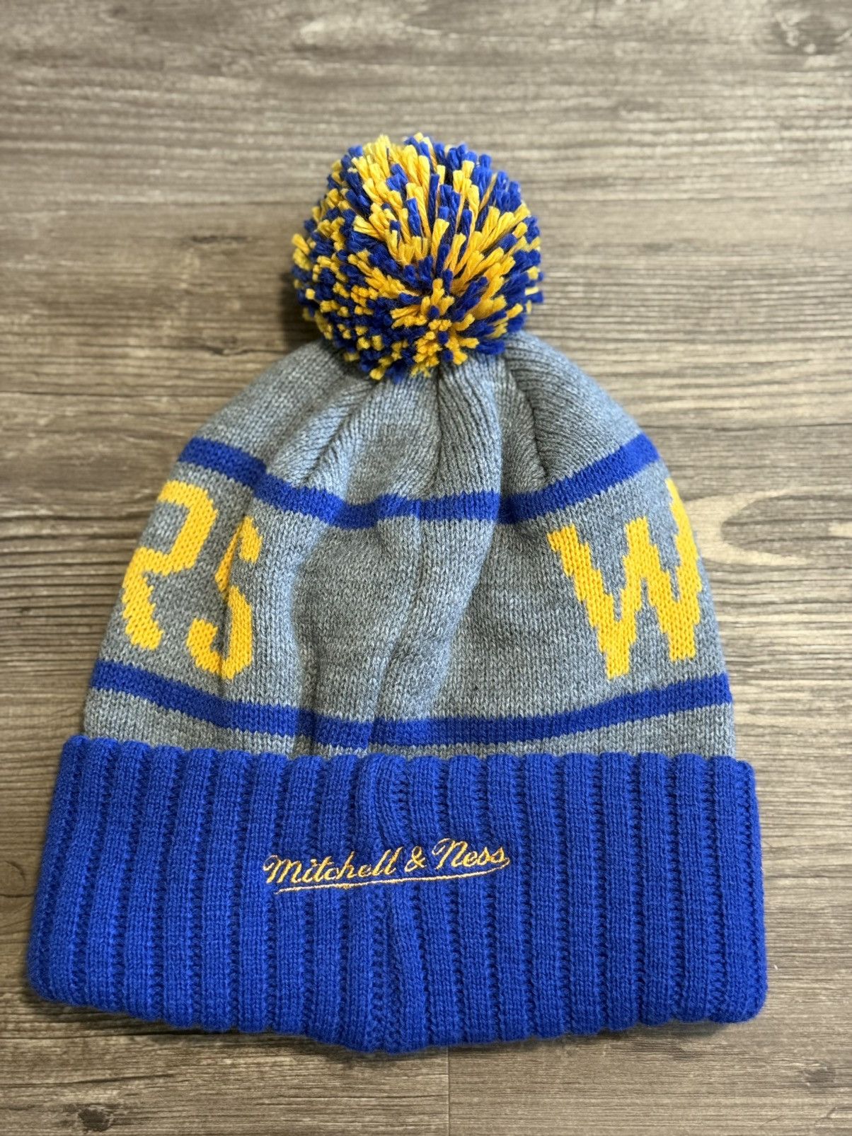 Mitchell & Ness Golden State Warriors Mitchell & Ness Beanie Size ONE SIZE - 2 Thumbnail