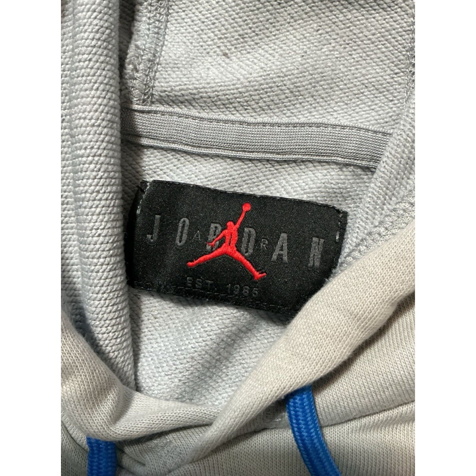 Jordan Brand VINTAGE Air Jordan UCLA Bruins Center Jumpman Logo Gray Pullover Hoodie XXL Mens Size US XXL / EU 58 / 5 - 6 Thumbnail