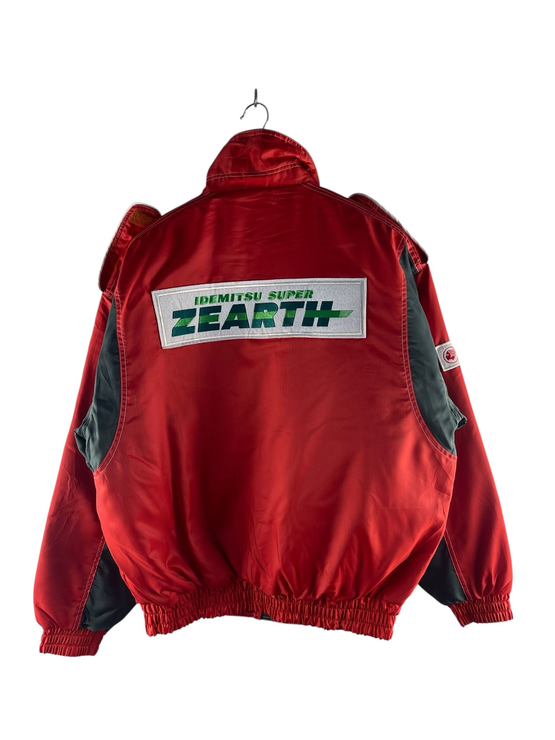 Japanese Brand Vintage Idemitsu Super Zearth Racing Jacket Size US L / EU 52-54 / 3 - 1 Thumbnail