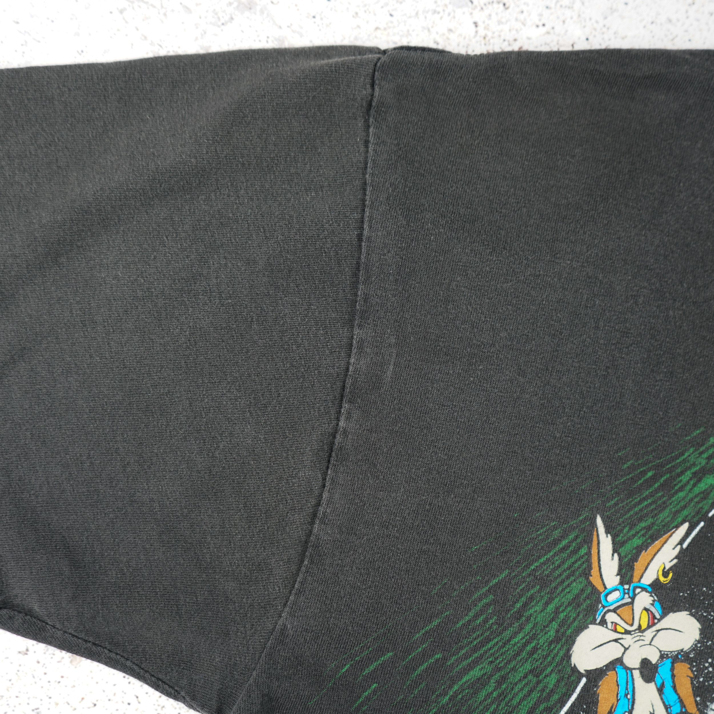 Vintage × Warner Bros Vintage Looney Tunes Motorcyclists T Shirt Size US S / EU 44-46 / 1 - 4 Thumbnail