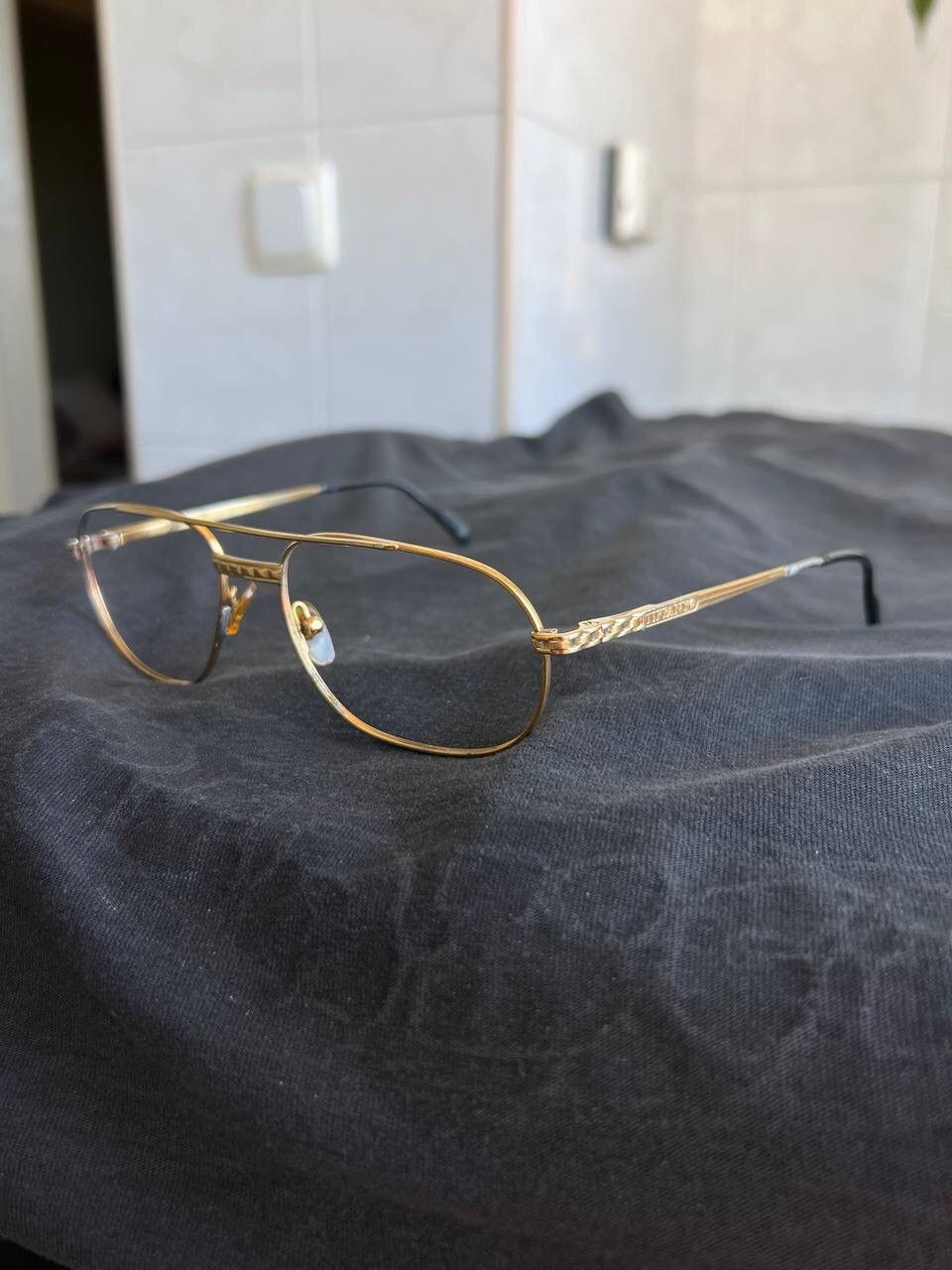 Tiffany & Co. Tiffany T396 Gold Plated frame 90s vintage USED ONLY FRAME Size ONE SIZE - 1 Thumbnail