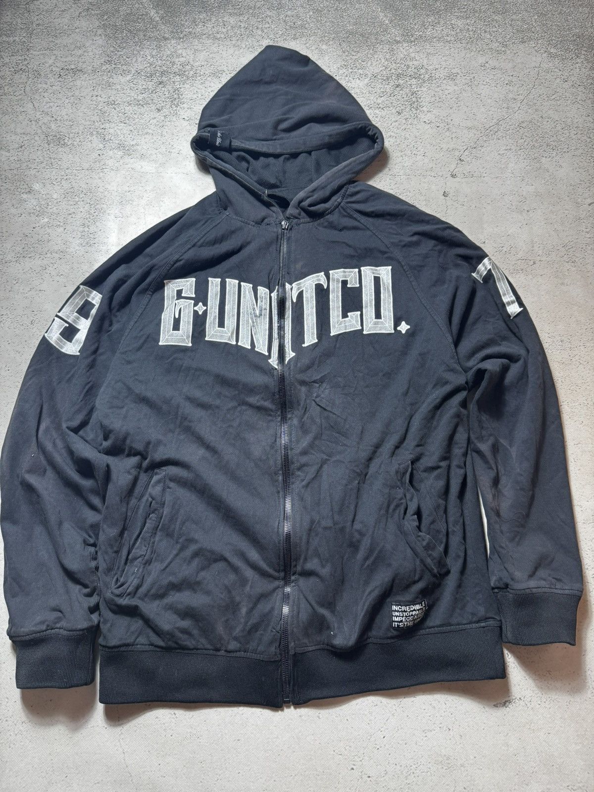 G-Unit double sided zip hoodie g unit og gang print reversible Size US L / EU 52-54 / 3 - 12 Thumbnail