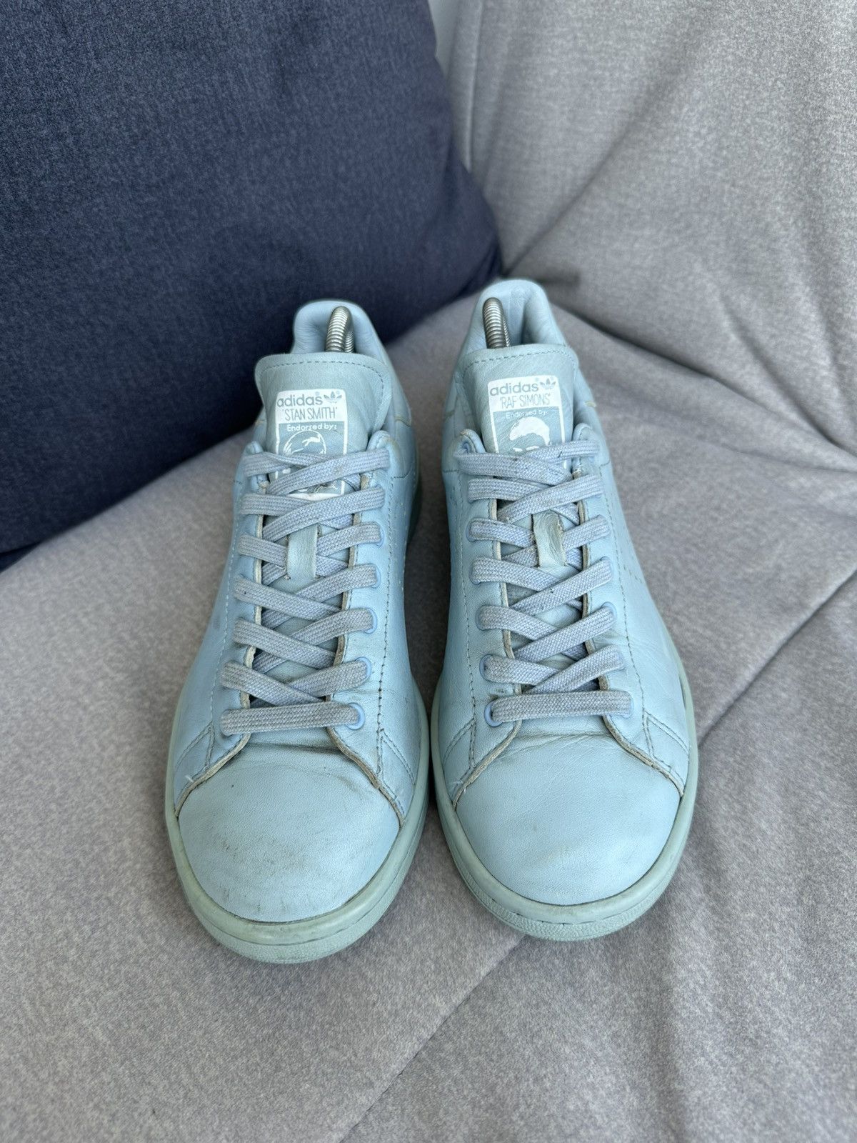 Raf Simons Raf Simons x Adidas Stan Smith Leather Sneakers Size US 5.5 / EU 38 - 3 Thumbnail
