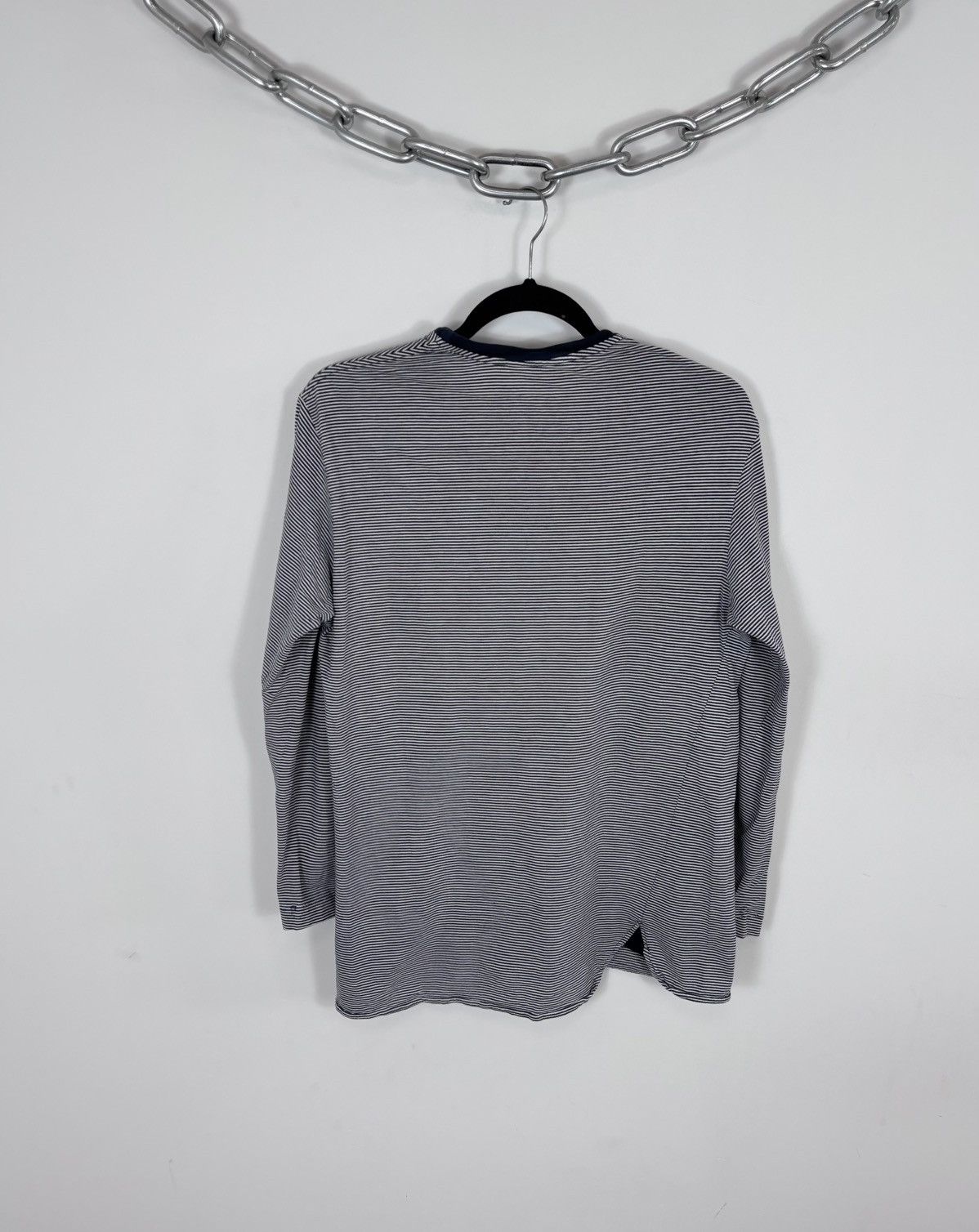 Valentino Vintage Valentino Studio Women’s Striped Long Sleeve T-Shirt Size M / US 6-8 / IT 42-44 - 18 Thumbnail
