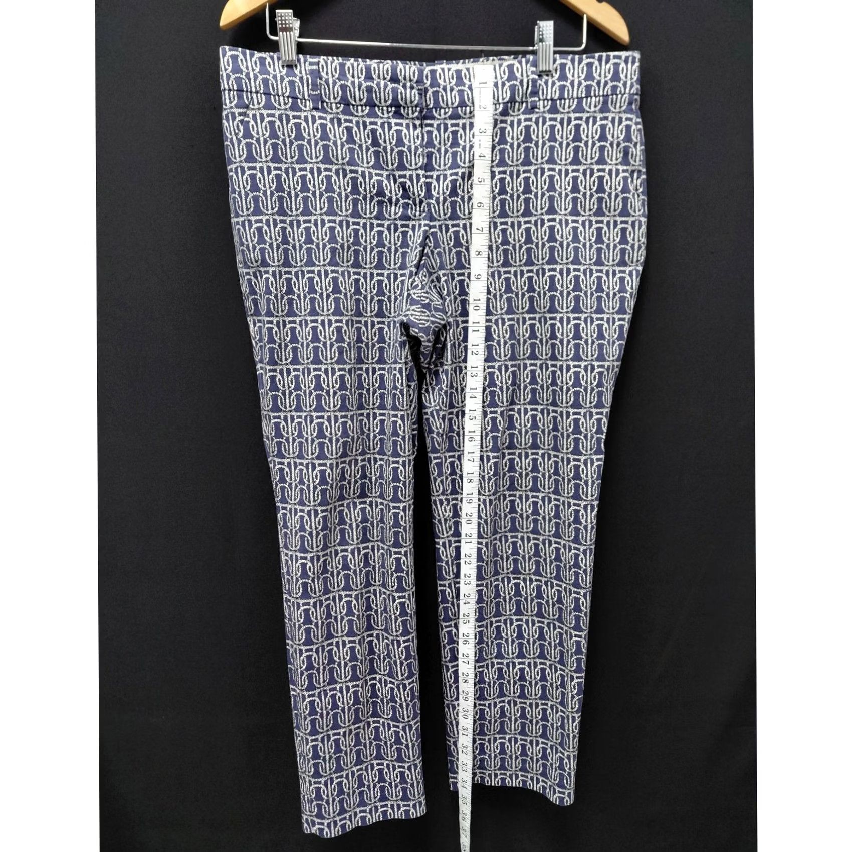 J.Crew J.CREW Cafe Capri Blue Women Size 10 Pants - Clothing Size 32" / US 10 / IT 46 - 7 Thumbnail