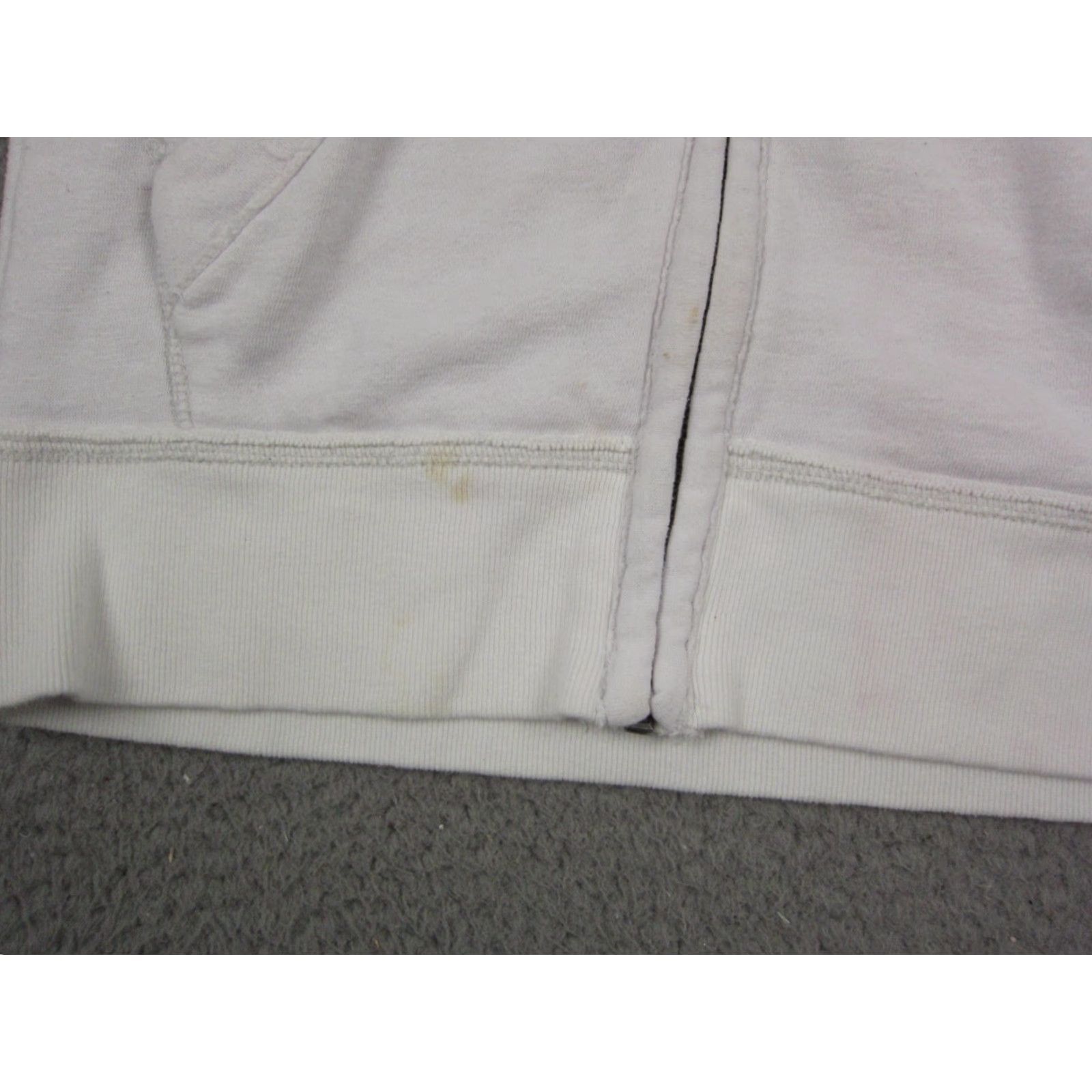 Vintage Aéropostale Hoodie Womens XS White Full Zip Sweatshirt Casual 90s Size XS / US 0-2 / IT 36-38 - 4 Thumbnail