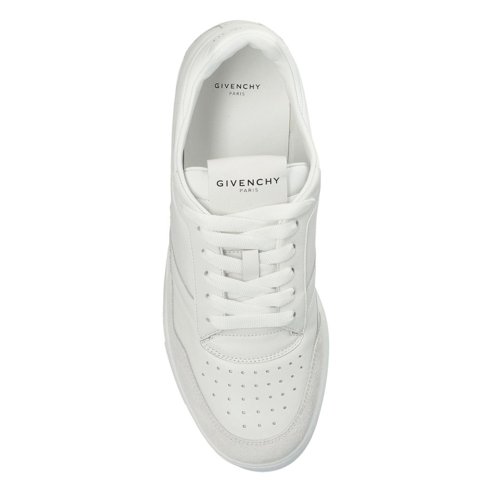 Givenchy GIVENCHY White Leather Sports Sneakers New & Authentic (Men' Size US 12 / EU 45 - 4 Thumbnail
