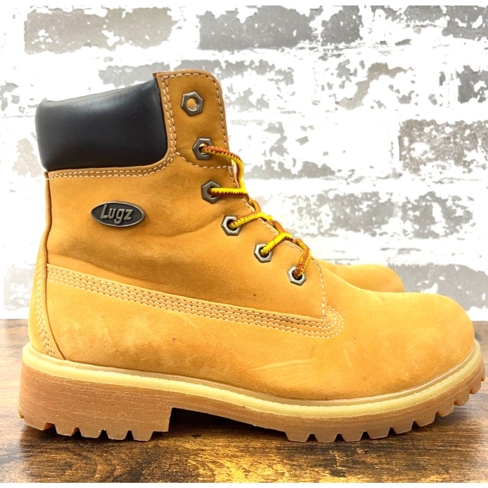 Lugz LUGZ Convoy Lace Up Boots Women 6.5 Wheat Brown Workwear Casual Ankle Boot Size 6.5 Brown Womens Size US 6.5 / IT 36.5 - 2 Thumbnail