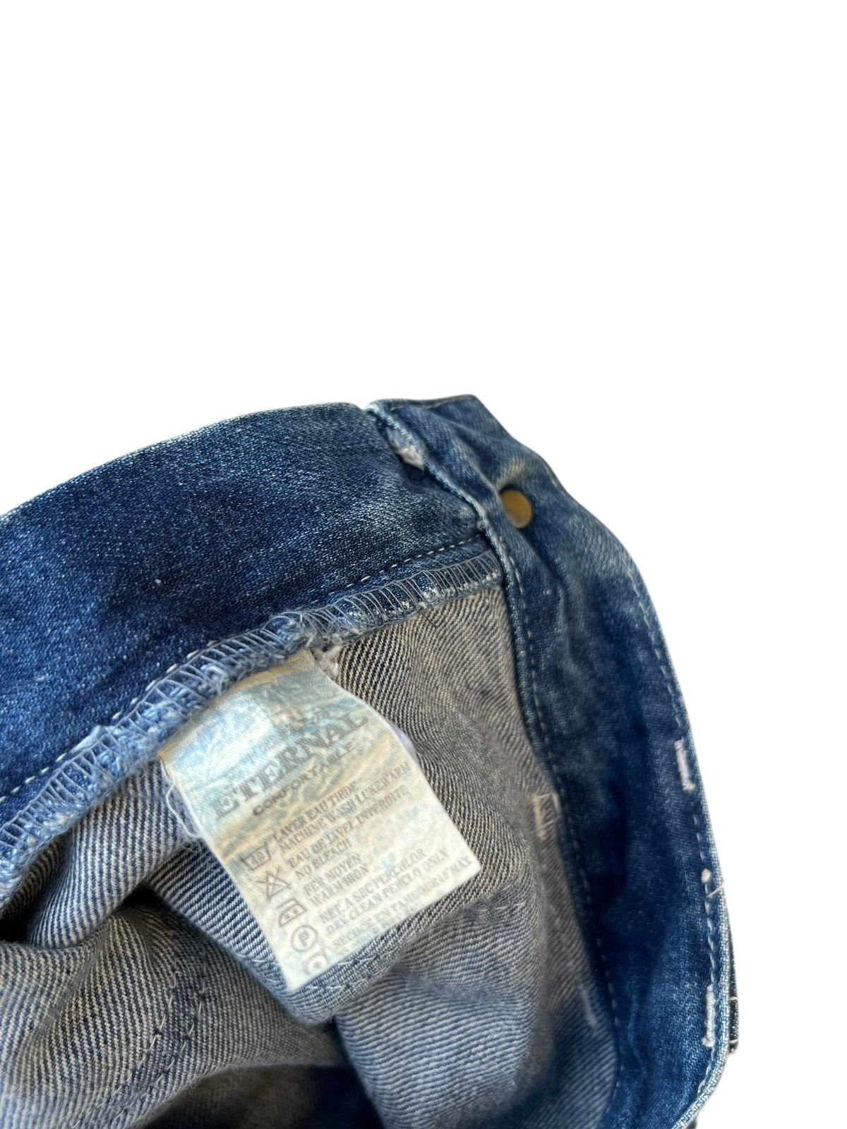 Eternal Distressed Mud Wash Stains Denim Eternal Japan Fatigue Jeans Size US 29 - 22 Thumbnail