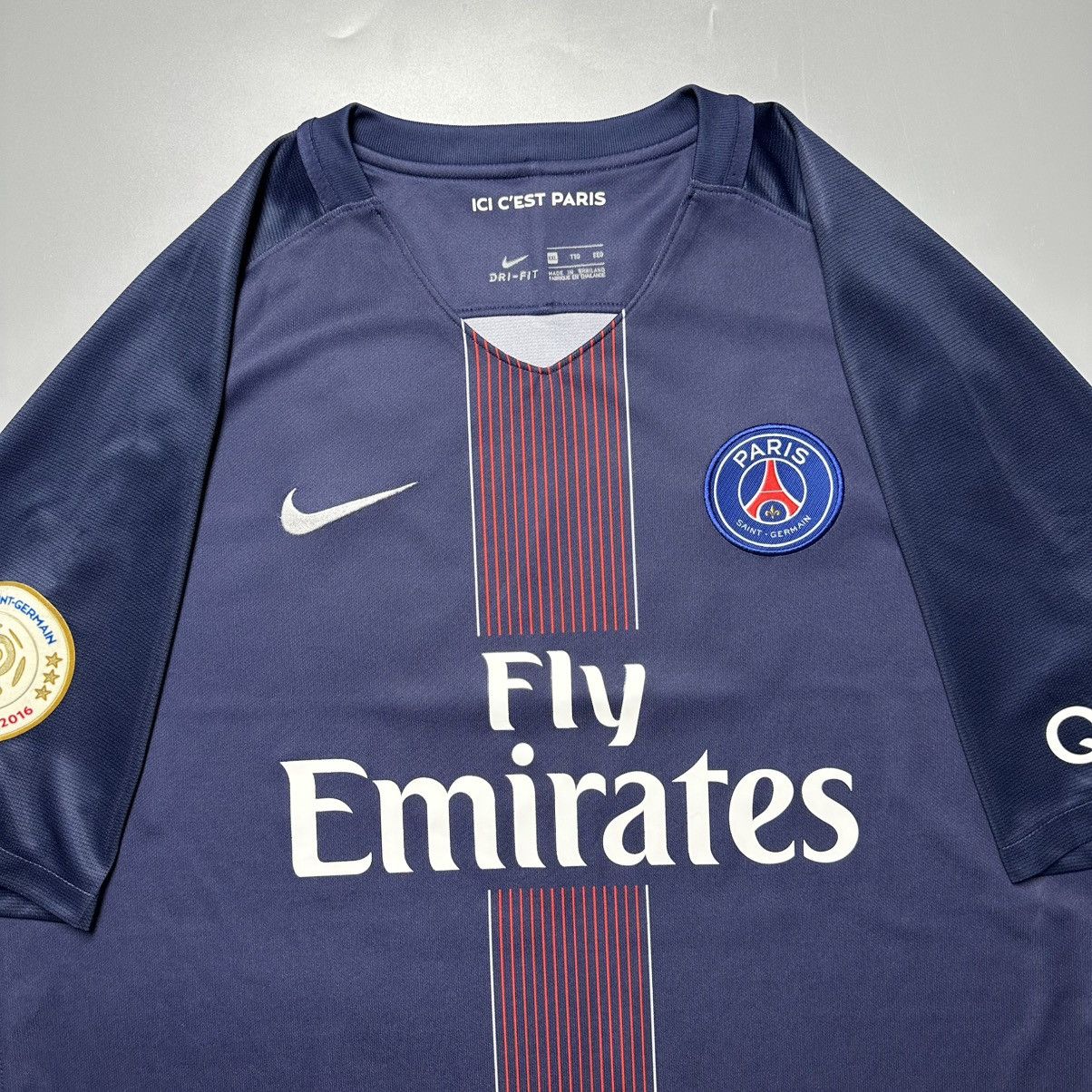 Nike PSG NIKE 2016/2017 FOOTBALL SOCCER HOME JERSEY #11 DI MARIA Size US XXL / EU 58 / 5 - 4 Thumbnail