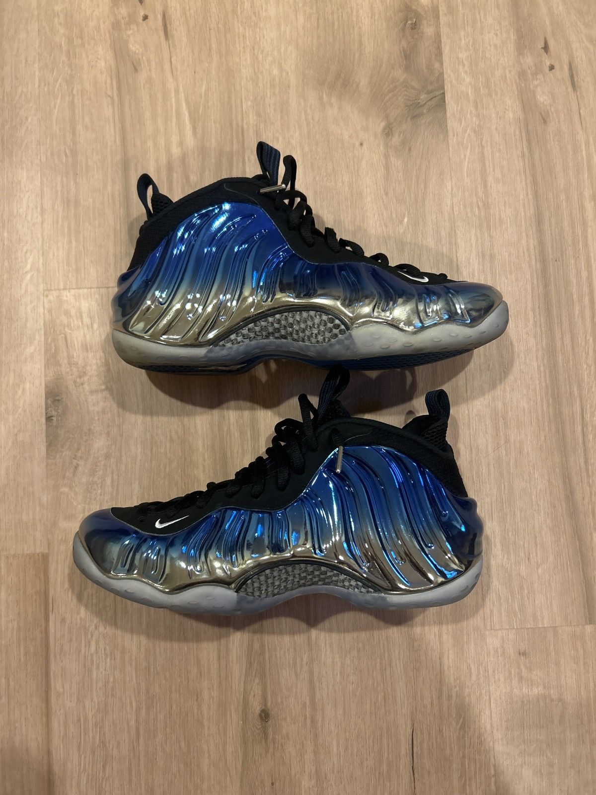Nike Nike Air Foamposite “Blue Mirror” Size US 12.5 / EU 45-46 - 1 Thumbnail