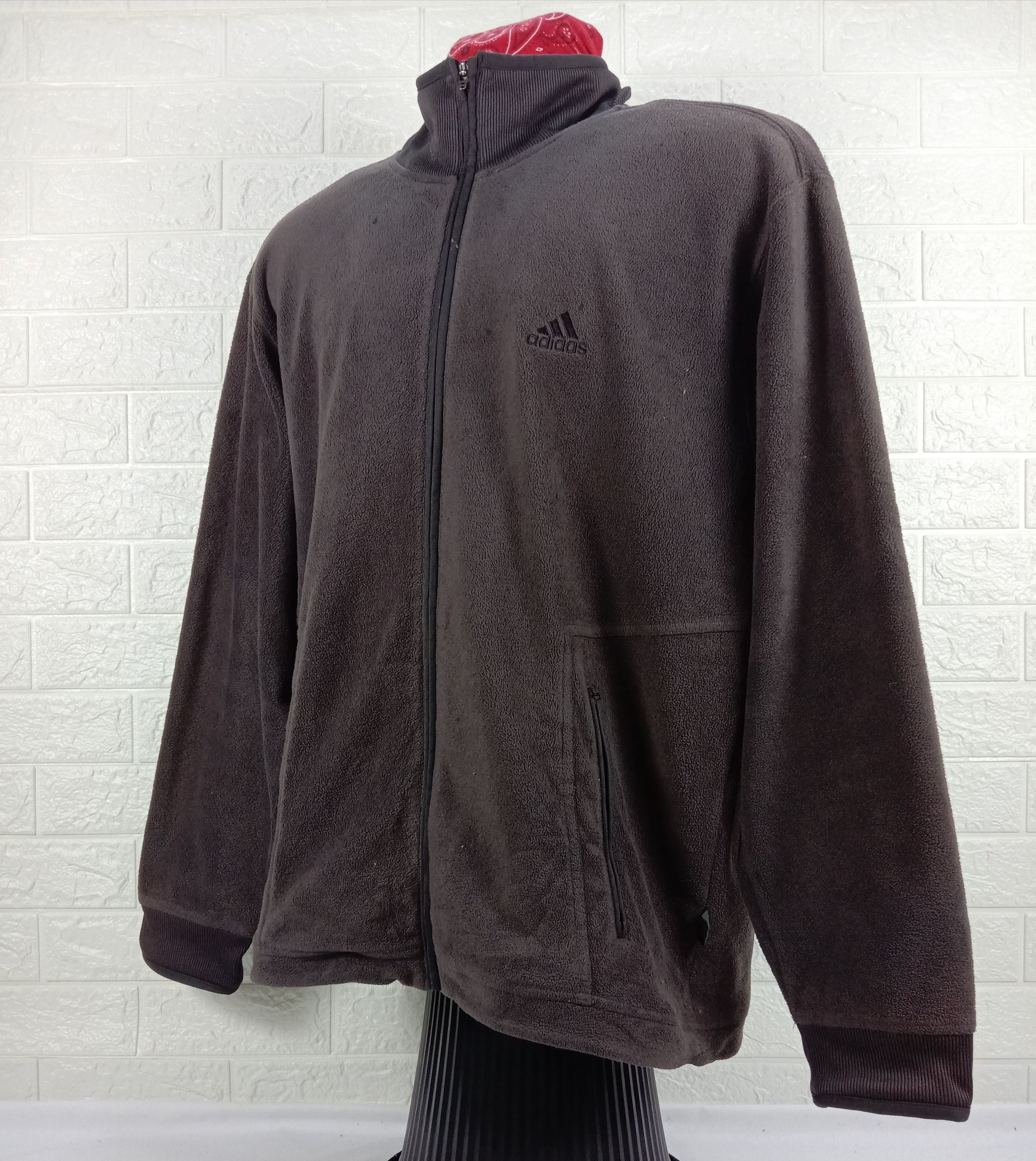 Adidas Vintage Adidas Outdoor Zipper Sweater Size US L / EU 52-54 / 3 - 3 Thumbnail
