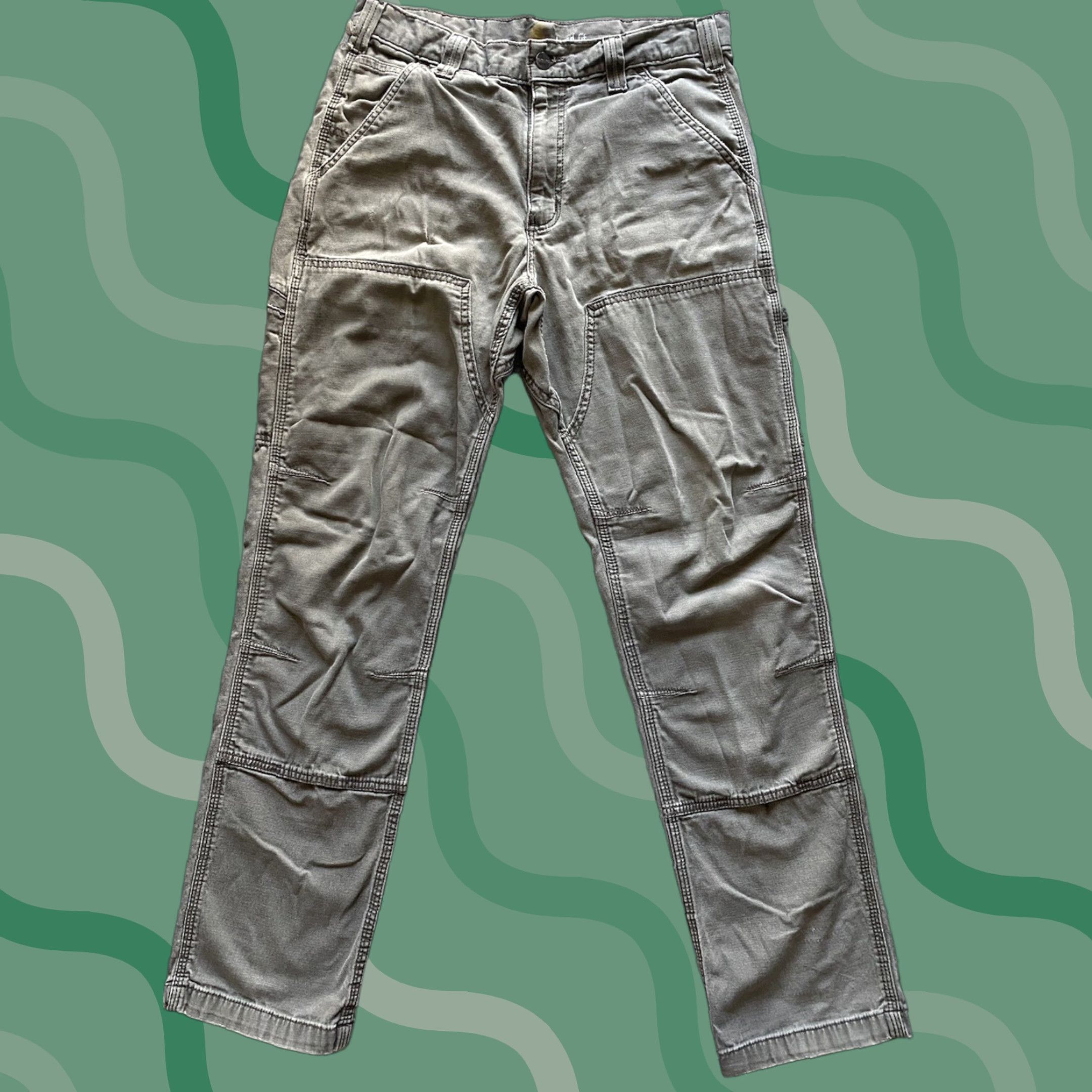 Carhartt Carhartt Pants Men 31x34 Double Knee 102802-217 Regular Inseam 34 Color See Photos Size US 31 - 1 Thumbnail