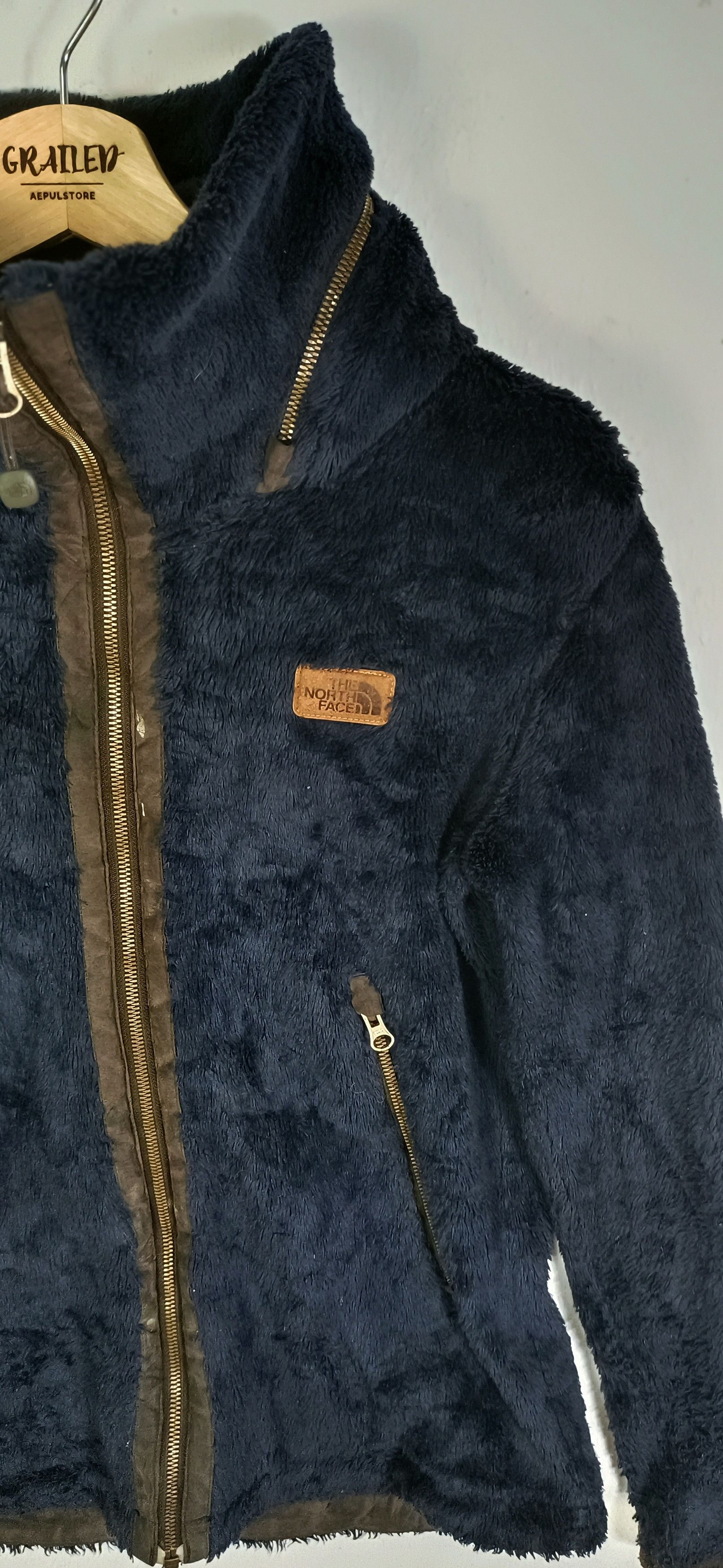 The North Face The North Face Polartec Fleece Learther Pacthes Jacket Size US M / EU 48-50 / 2 - 6 Thumbnail