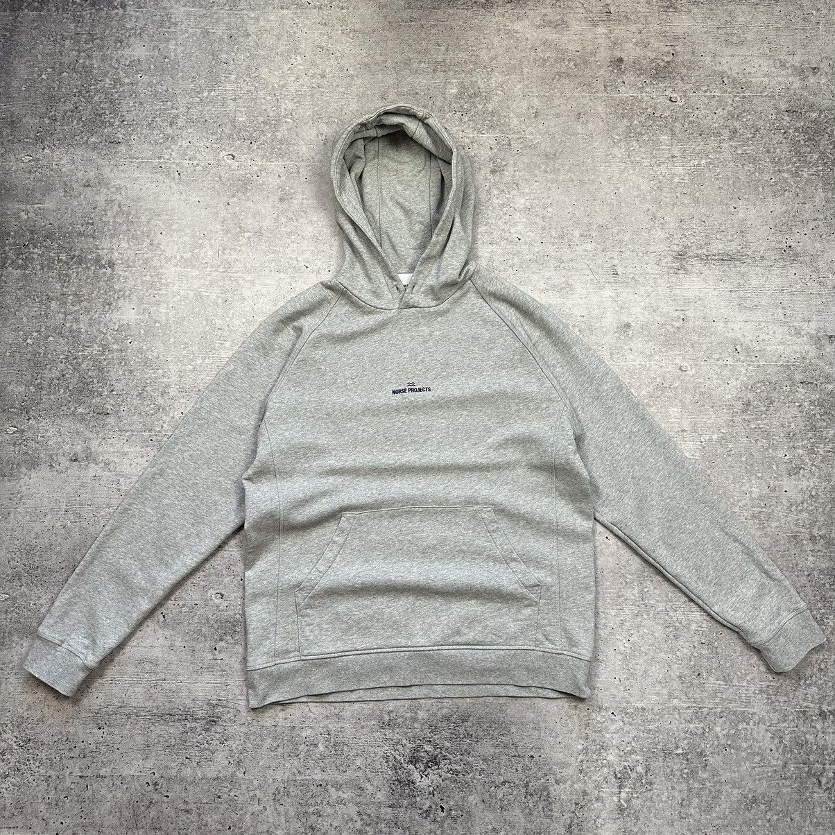 Japanese Brand × Norse Projects Norse Projects Hoodie Center Logo Gray Men’s Size L Size US L / EU 52-54 / 3 - 1 Thumbnail