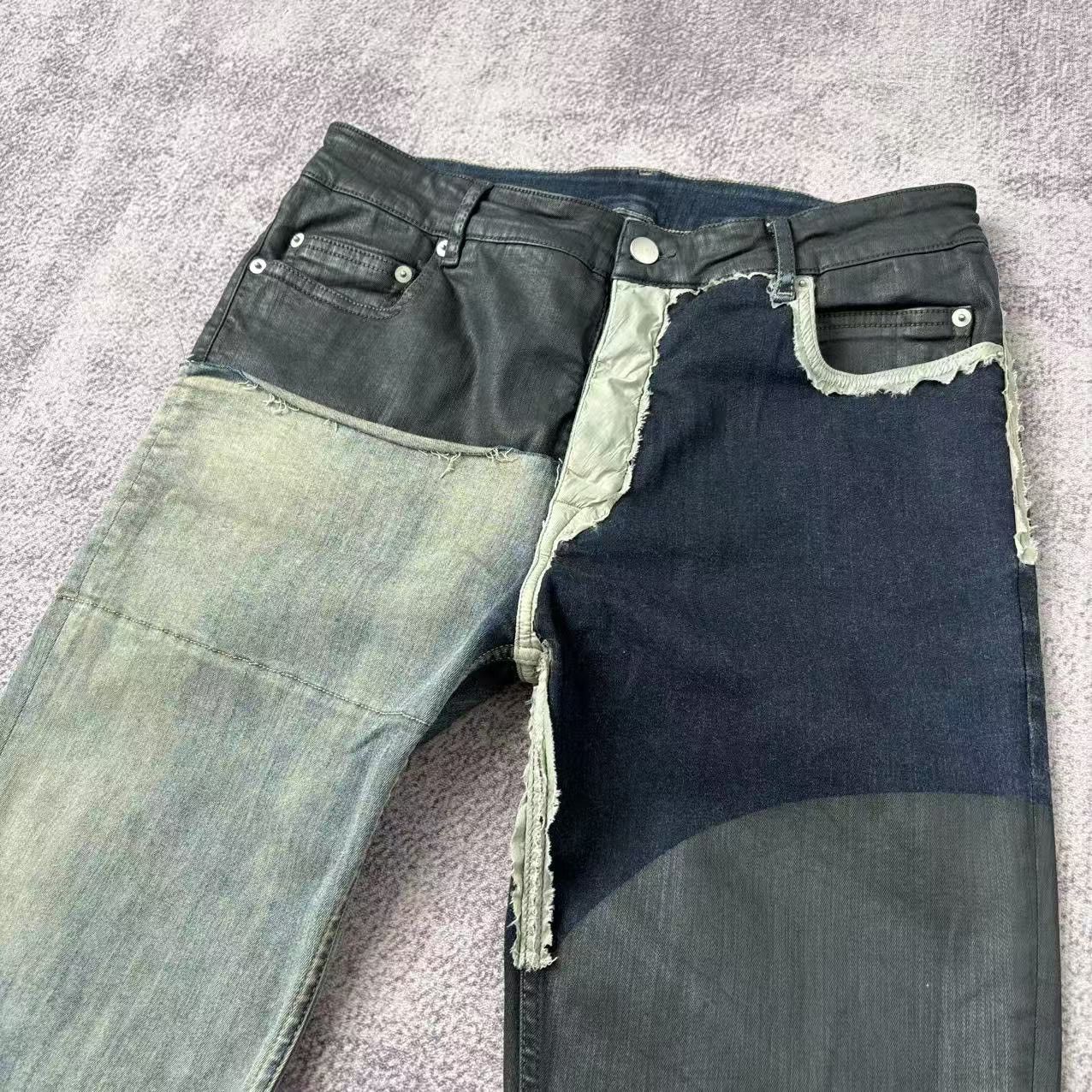Rick Owens Rick Owens Waxed Tyrone Cut Reconstructed Denim “SAMPLE” Size US 34 / EU 50 - 3 Thumbnail