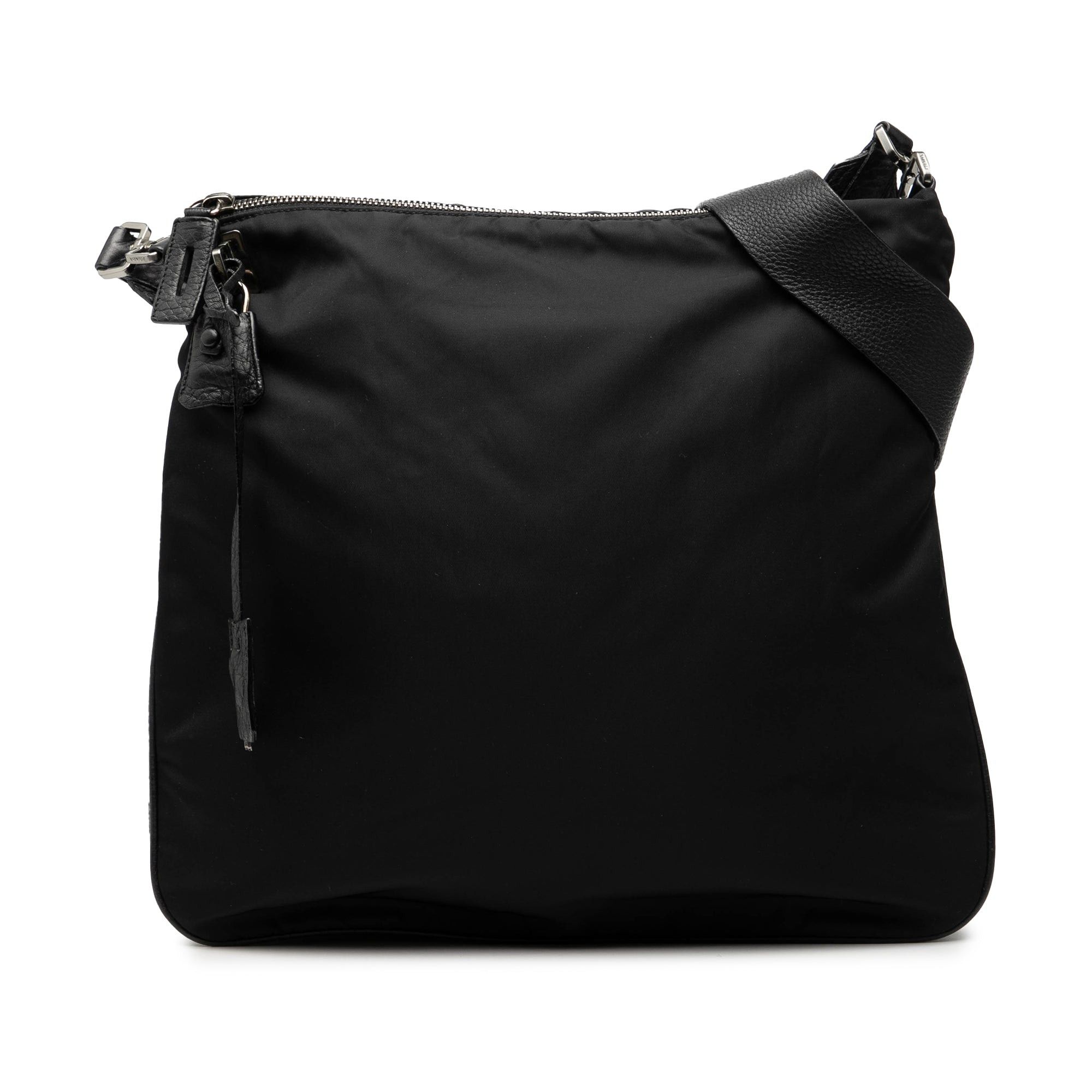 Tessuto Zip Top Shoulder Bag