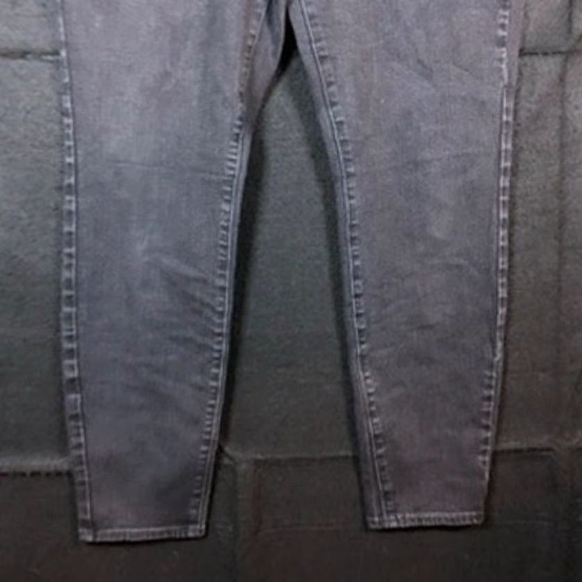 Aeropostale AeroPostale Black Denim High Rise Curvy Jegging Jeans 14 Regular Womens Stretch Pocket 5-Pocket Design Size 36" / US 14 / IT 50 - 3 Thumbnail