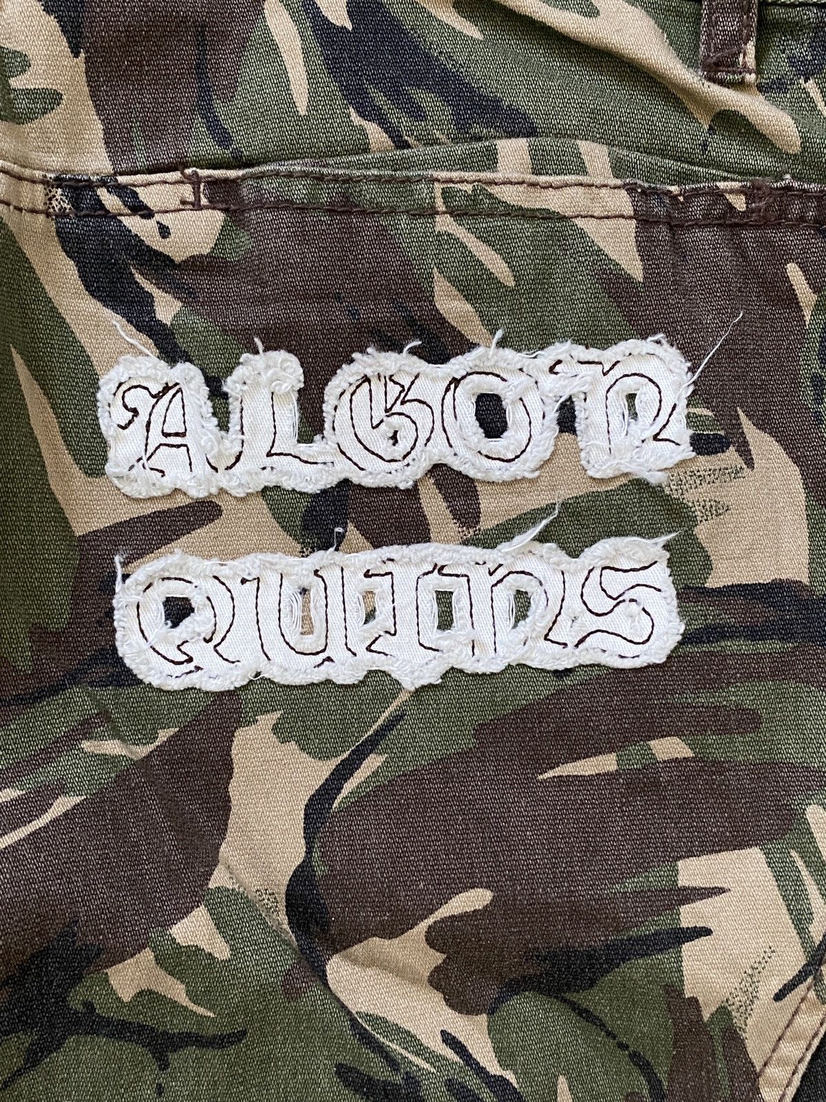 If Six Was Nine 2000s Algonquins - Punk Camo Flared Pants Vkei Size US 32 / EU 48 - 10 Thumbnail