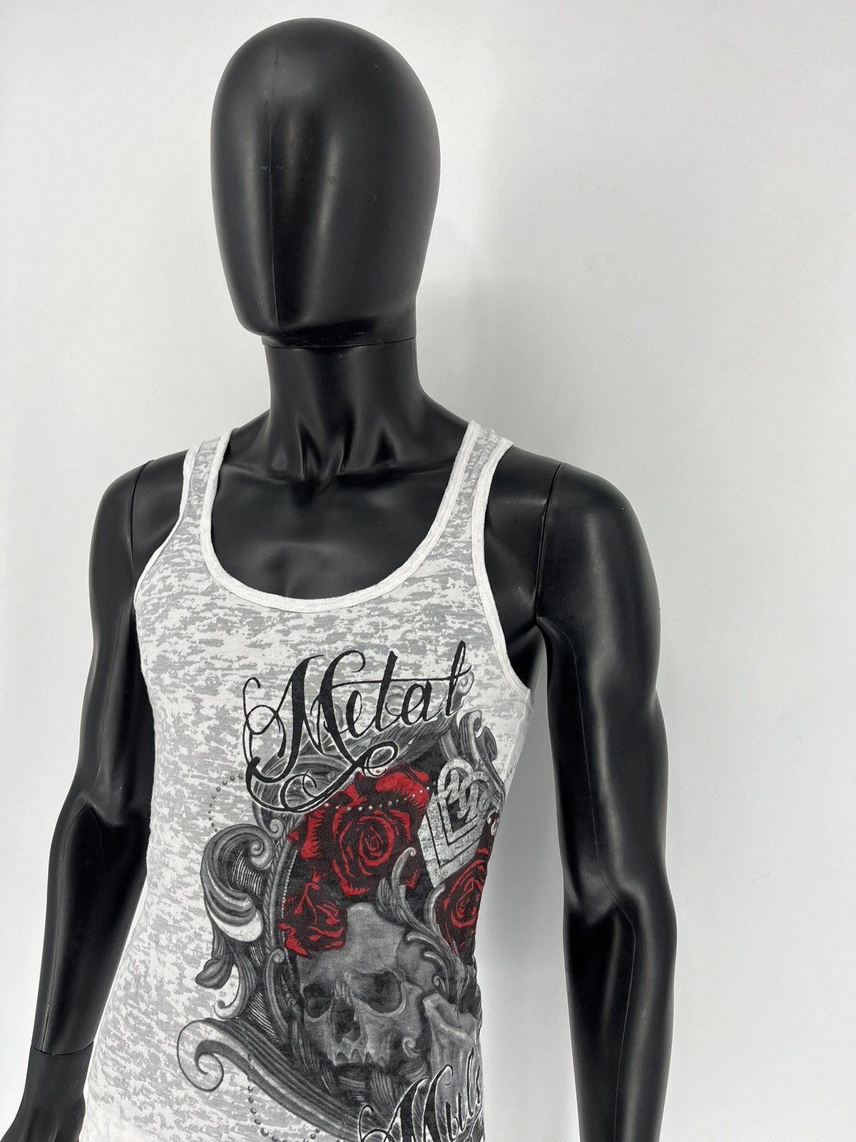 Band Tees × Metal Mulisha Crazy Vintage Y2K Metal Mulisha Graphic Tee Faded Skater Size US S / EU 44-46 / 1 - 4 Thumbnail