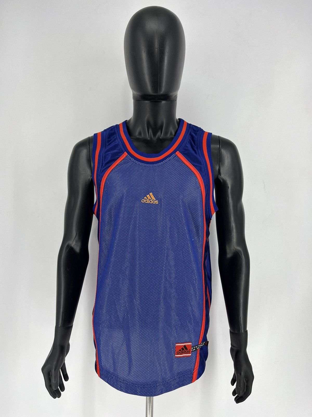 Other Adidas Vintage 90s Jersey Number One Basketball Rare Item Size US L / EU 52-54 / 3 - 2 Thumbnail