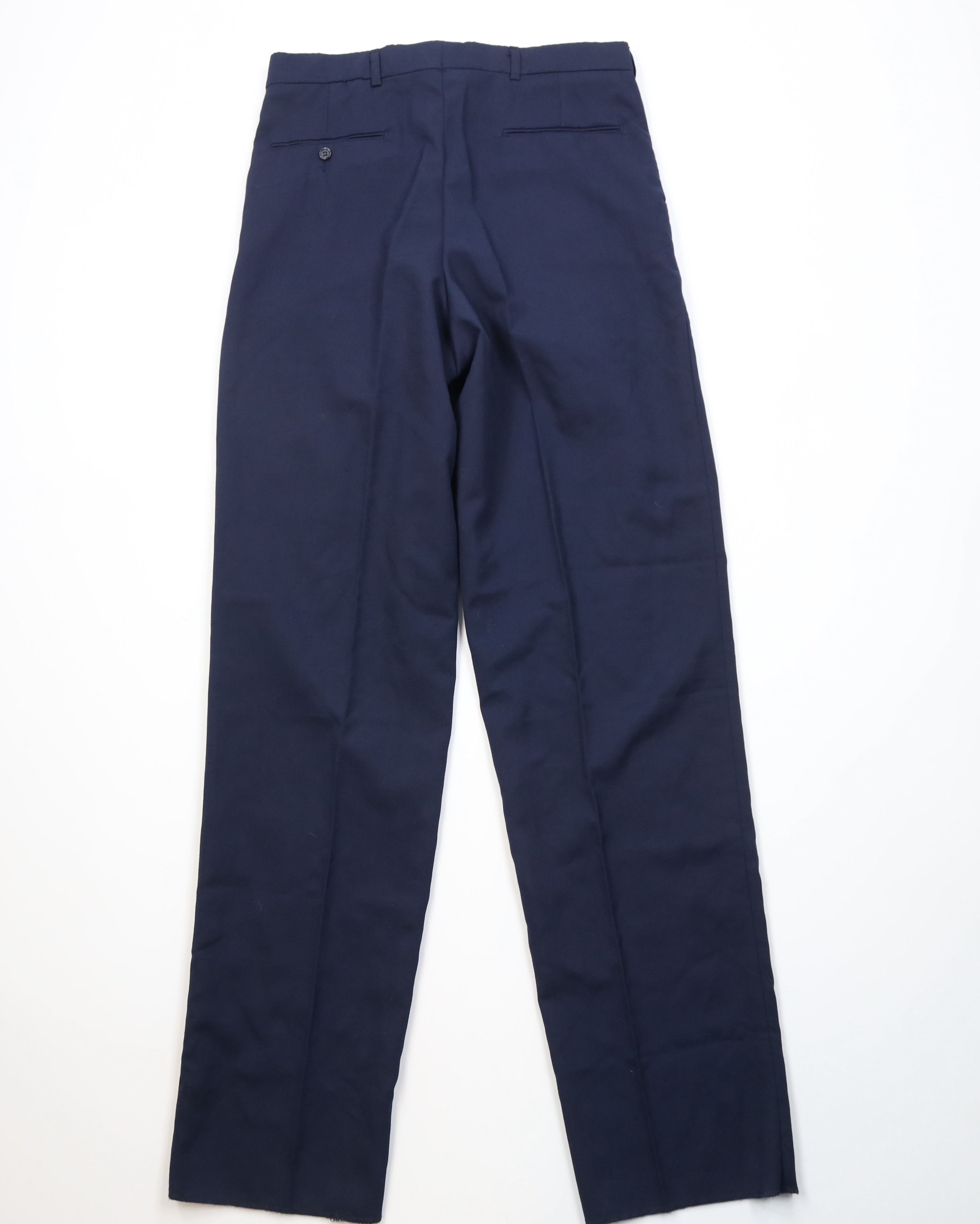 Vintage Vintage 90s Streetwear Knit Wide Leg Chino Pants Blue Size US 32 / EU 48 - 8 Thumbnail