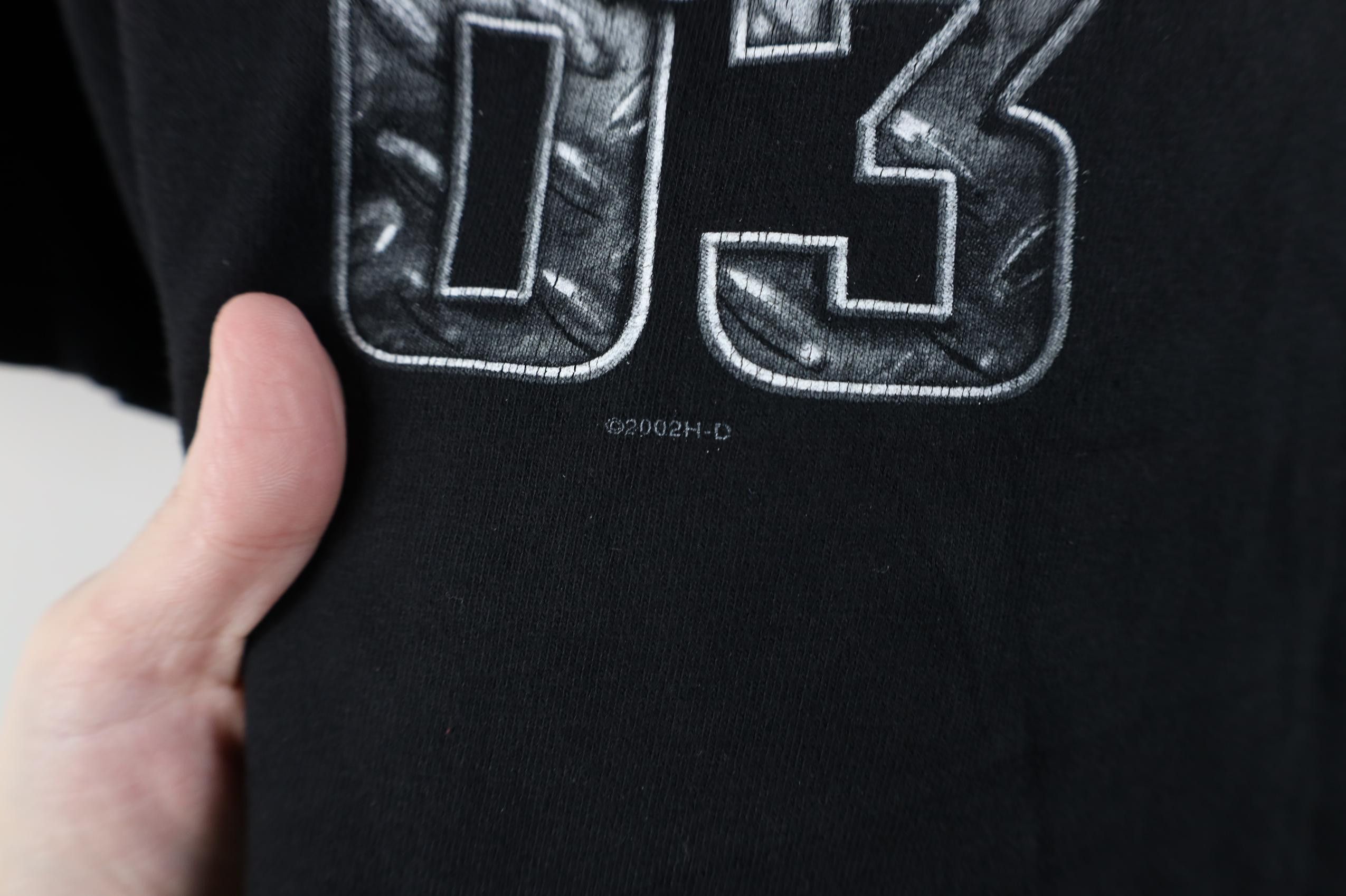 Harley Davidson Vintage Y2K 2003 Harley Davidson Chrome Plate T-Shirt USA Size US XXL / EU 58 / 5 - 5 Thumbnail