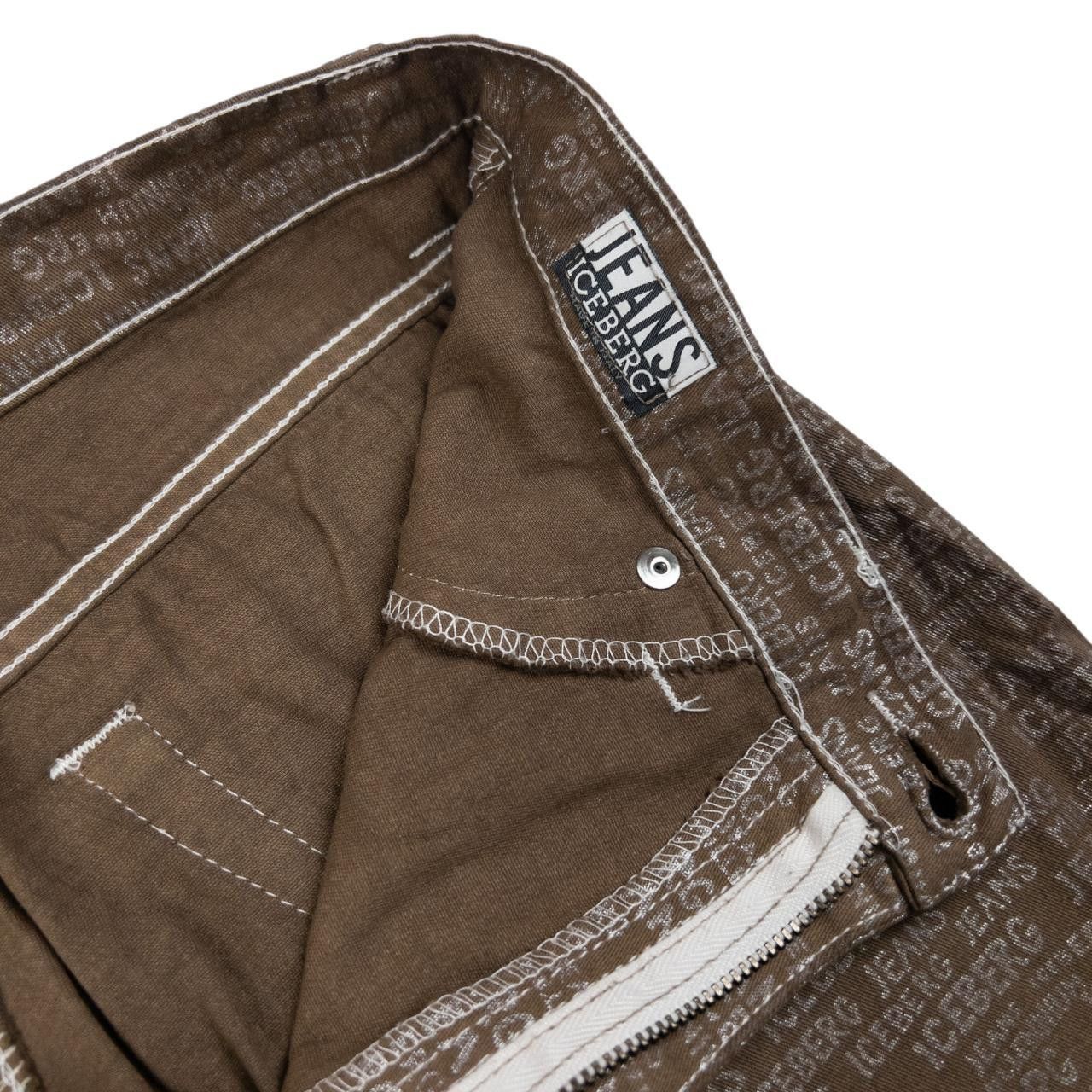 Iceberg Vintage Iceberg Jeans Millennium Text Denim Jeans W30 Size US 30 / EU 46 - 6 Thumbnail