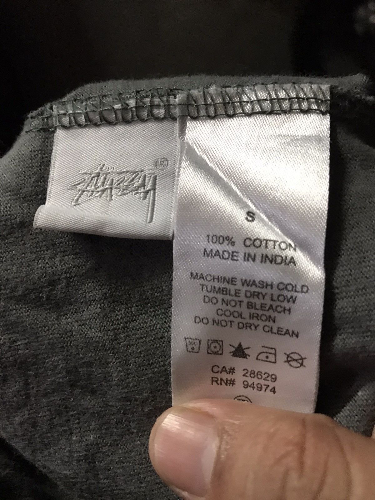 Stussy Stussy 3q Big Logo Crewneck Tee Size US S / EU 44-46 / 1 - 5 Thumbnail