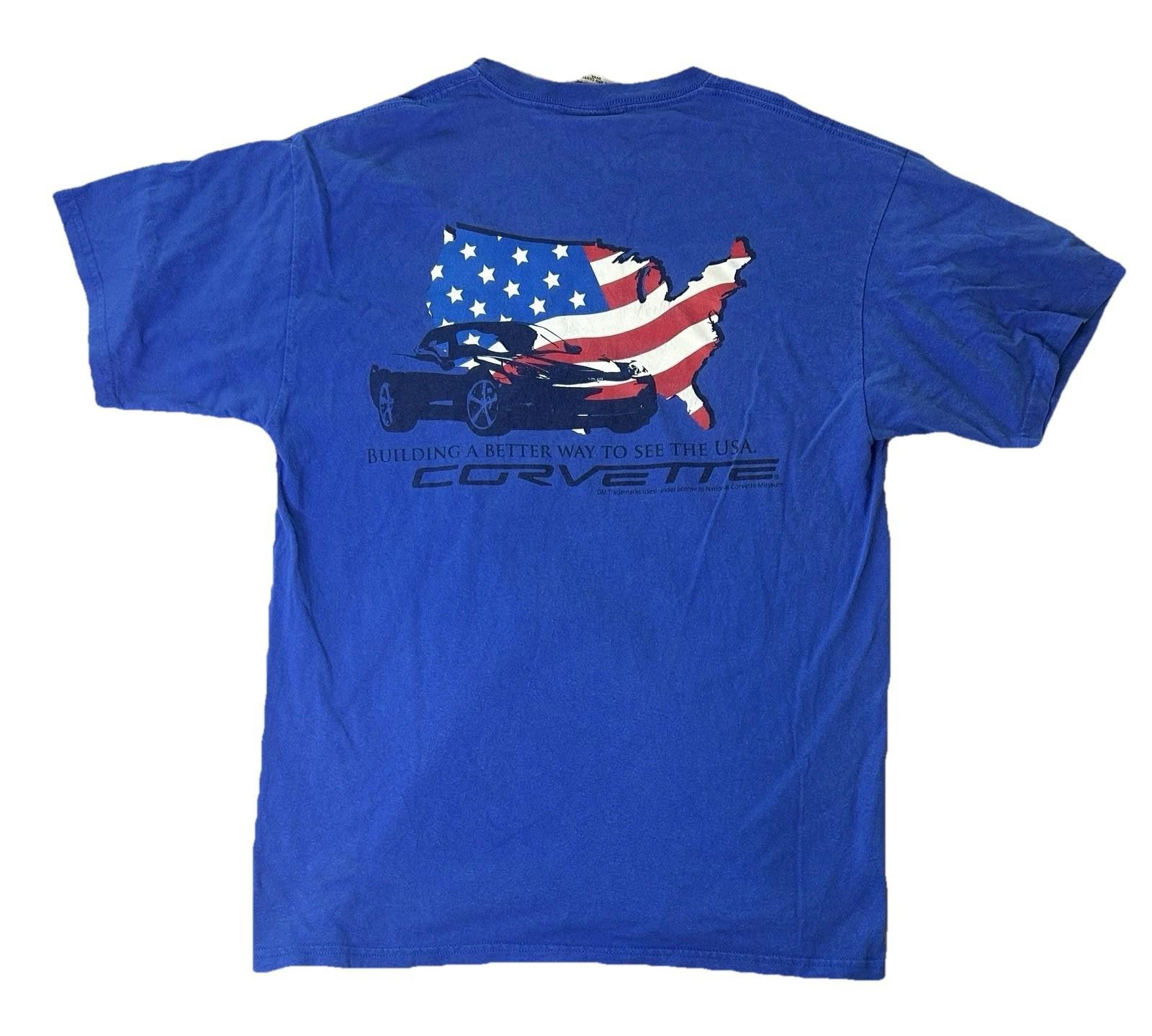 Other Corvette USA Museum Blue Shirt Men’s Large America Chevy Size US L / EU 52-54 / 3 - 1 Thumbnail