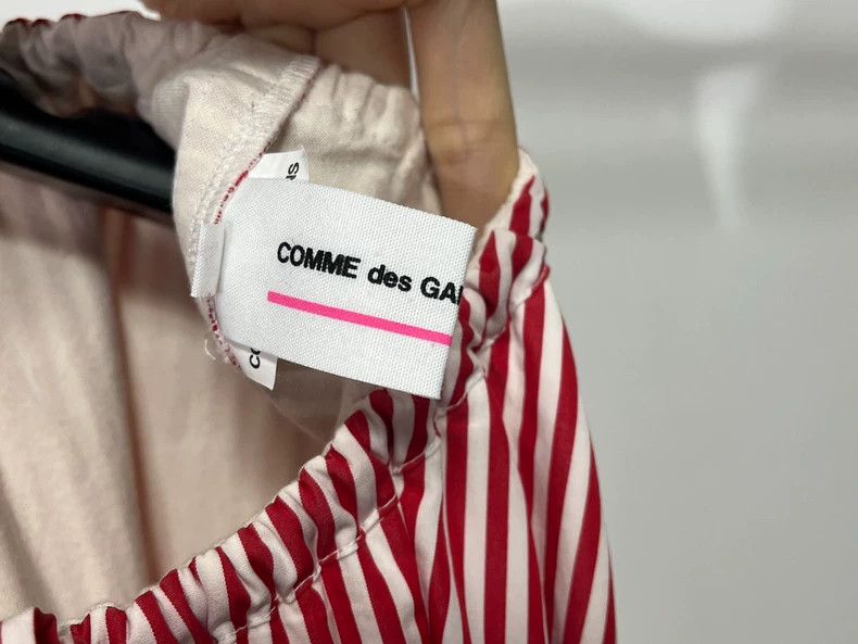 Comme des Garcons Comme Des Garcons Striped Draped Dress Size XS / US 0-2 / IT 36-38 - 6 Thumbnail