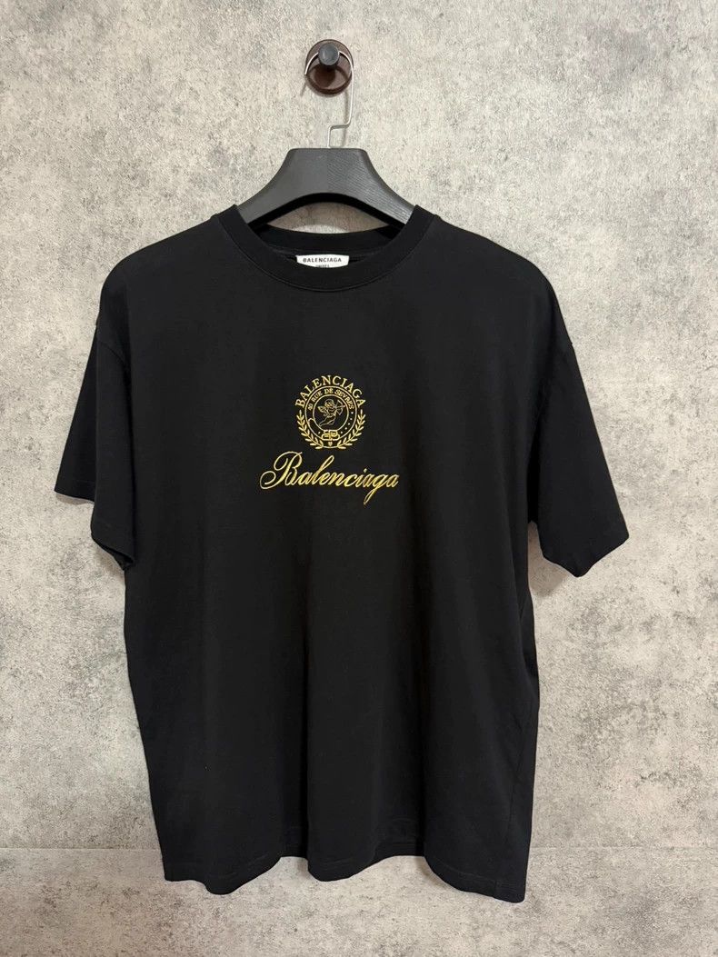 Balenciaga Balenciaga Embroidered T-shirt Qixi Festival Series Wheat Size US M / EU 48-50 / 2 - 1 Thumbnail