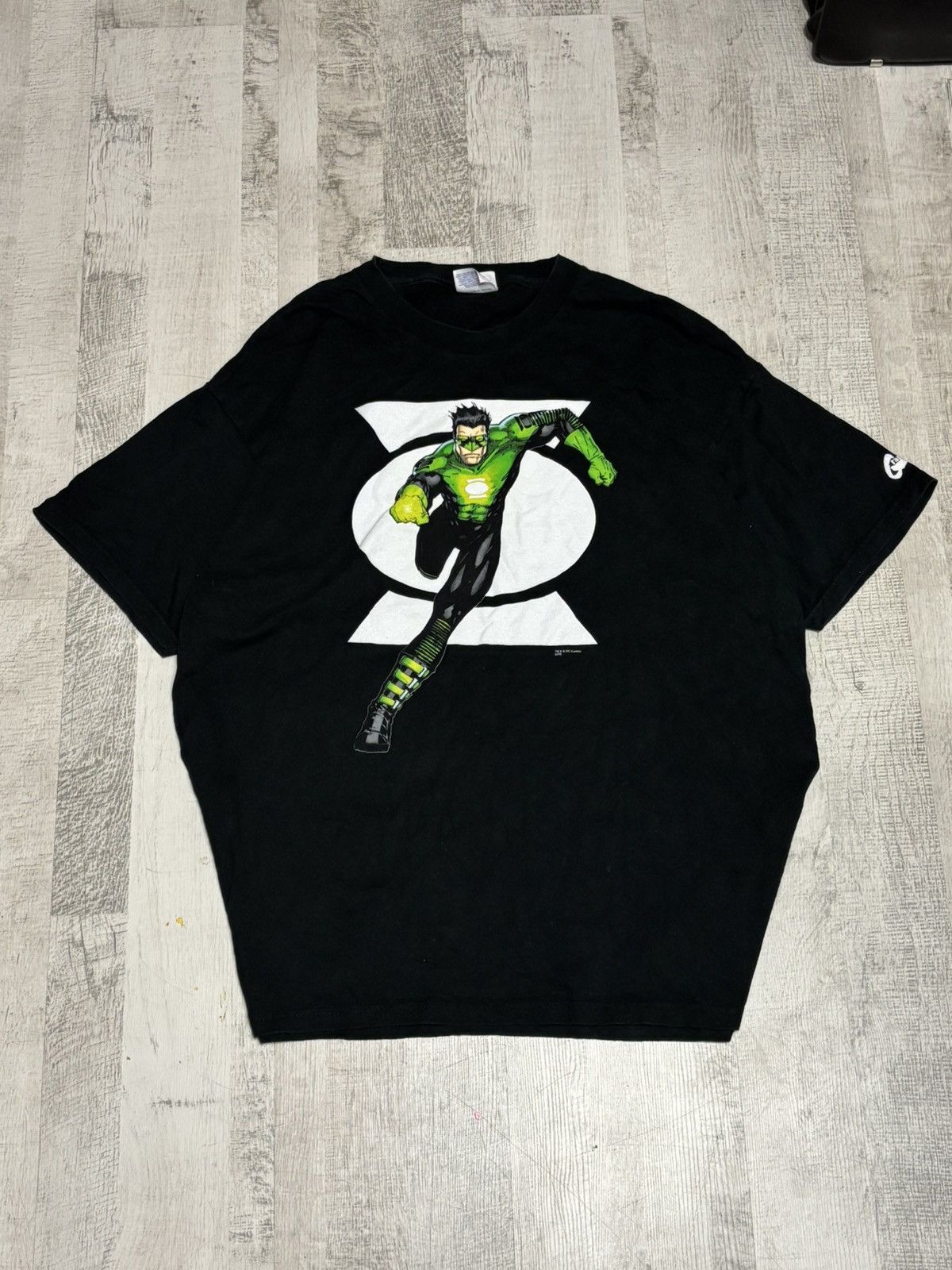 Hanes Vintage Green Lantern Superhero DC Comic XLarge black tees Size US XL / EU 56 / 4 - 1 Thumbnail