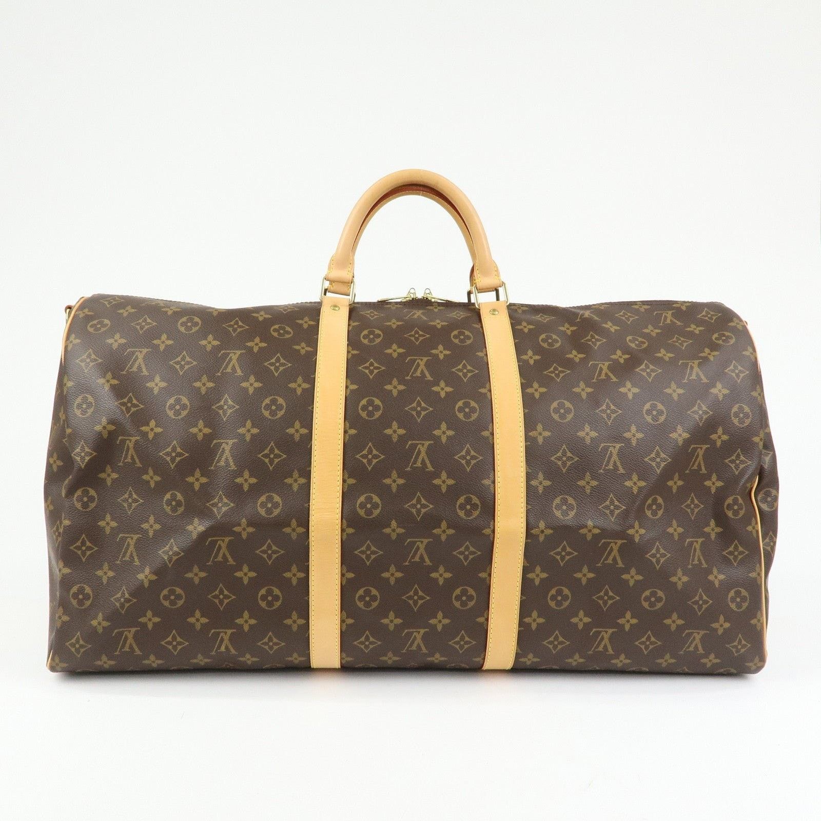 Louis Vuitton Louis Vuitton Monogram Keepall Bandouliere 60 Duffle Bag Size ONE SIZE - 2 Thumbnail