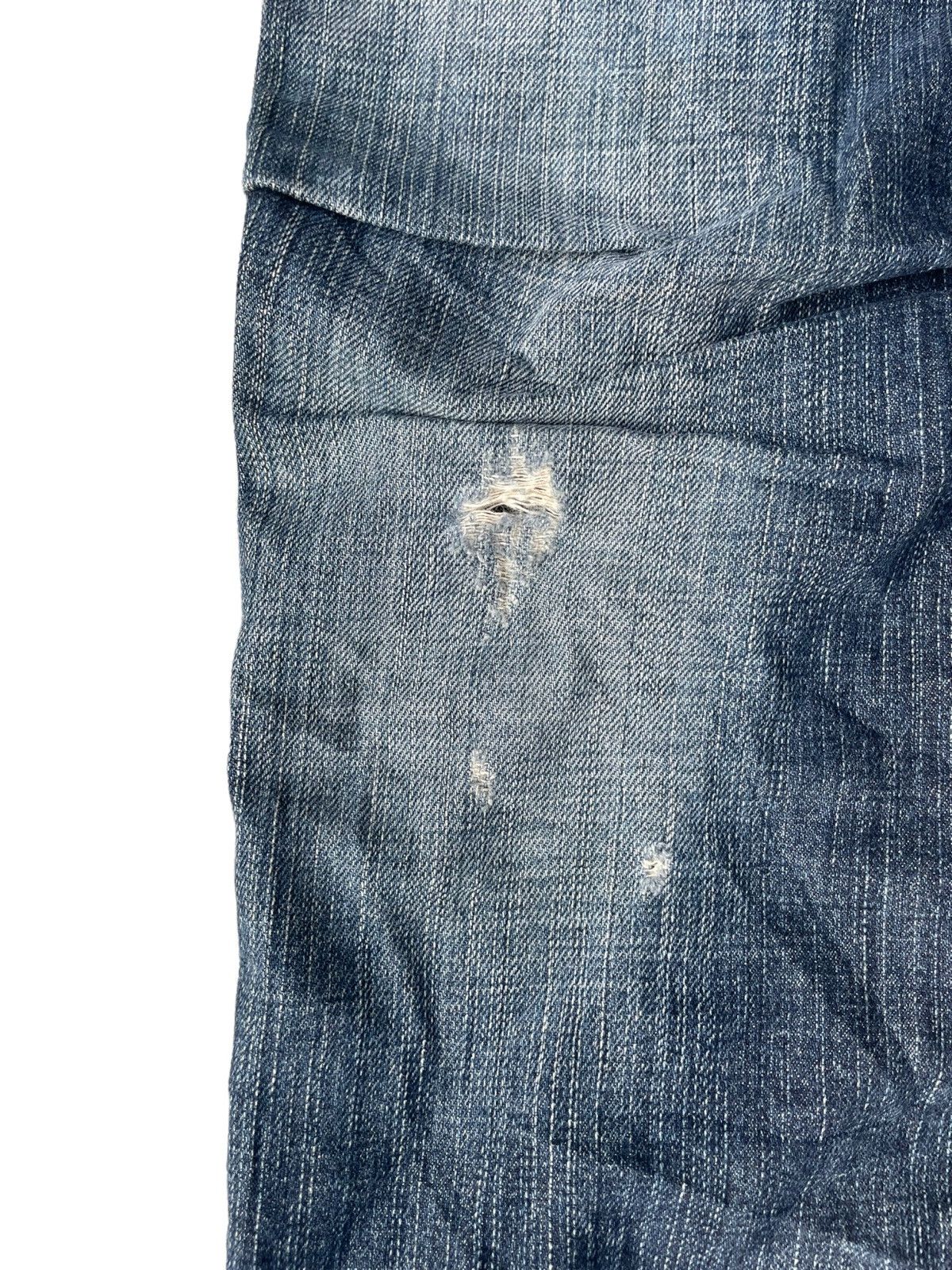 Marithe + Francois Girbaud Marithe Francois Girbaud Steel Lock Distressed Jeans Denim Size US 30 / EU 46 - 12 Thumbnail