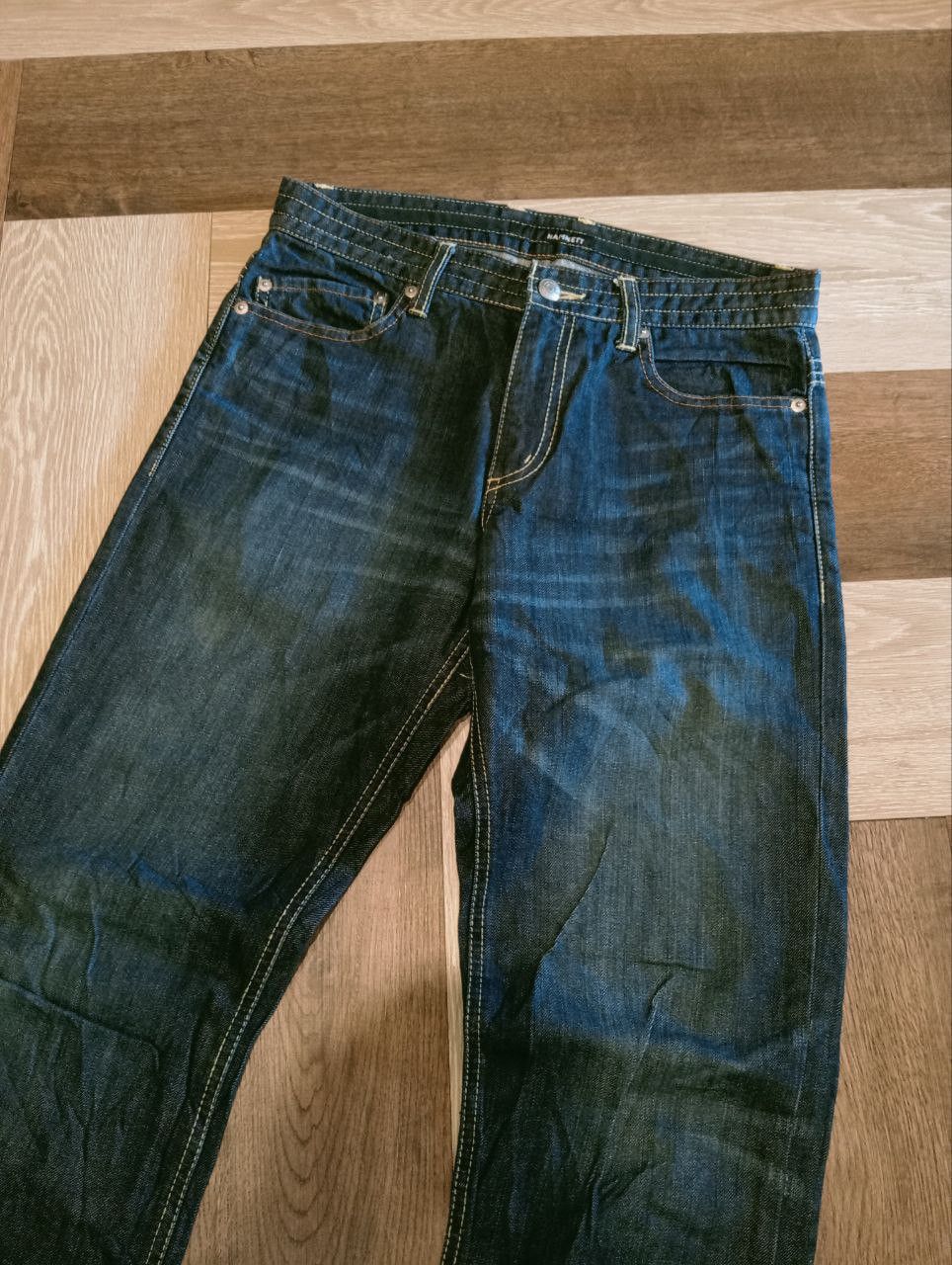 Katharine Hamnett London VINTAGE HAMNETT MODEL DDD INDIGO JEANS Size US 31 - 3 Thumbnail