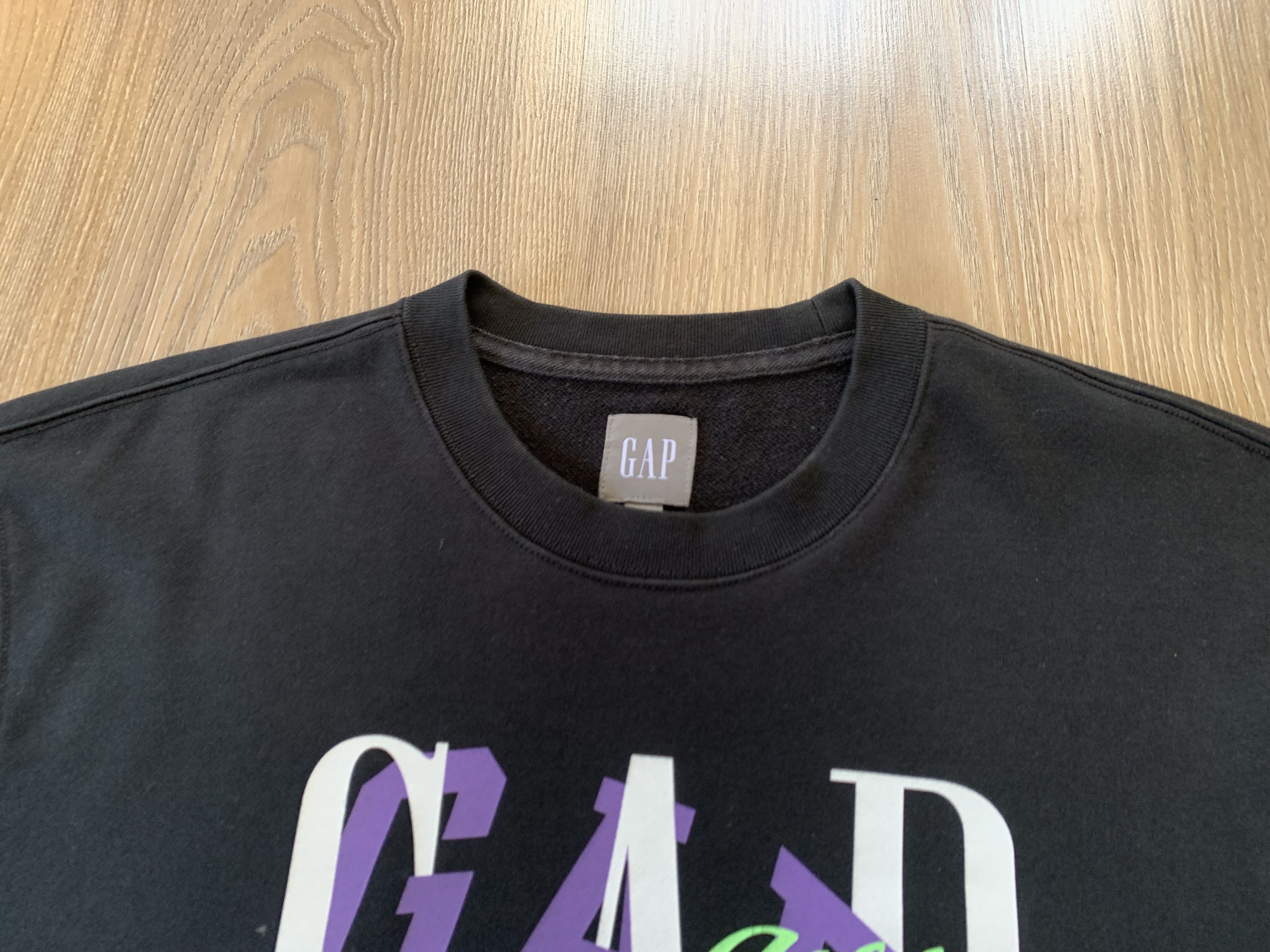 Gap Gap Black Printed Sweatshirt 2022 Size US M / EU 48-50 / 2 - 4 Thumbnail
