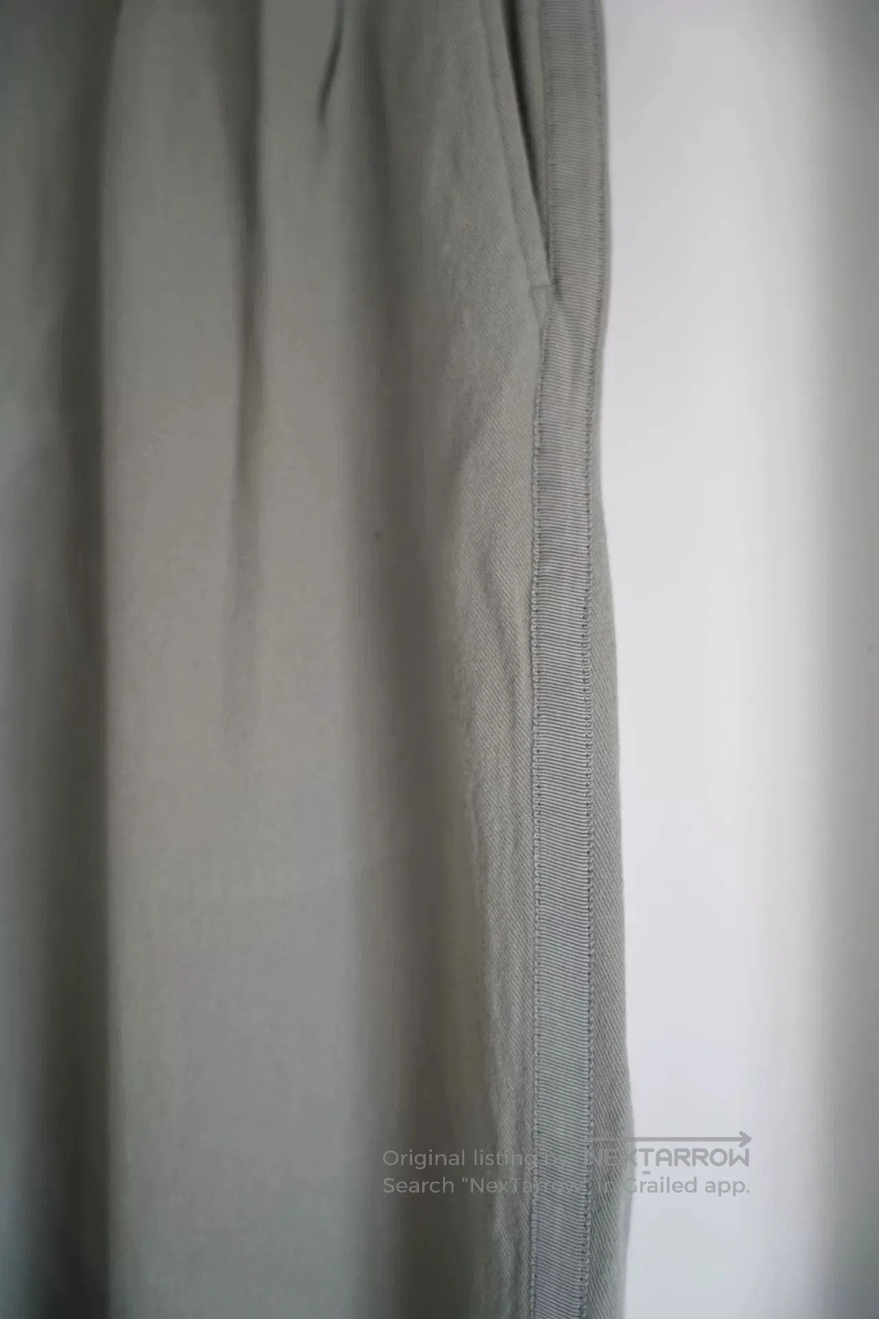 Yohji Yamamoto Yohji Yamamoto Gray Side Stripe Wool Pants. Size US 37 - 5 Thumbnail