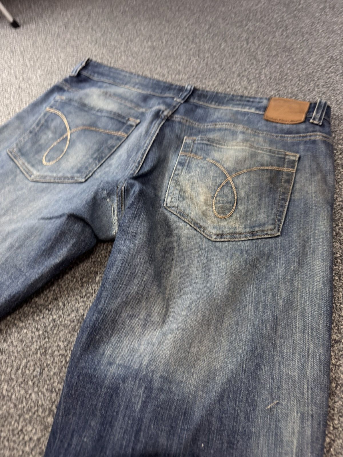 If Six Was Nine Archive Grunge Heavy Faded Dirty Calvin Klein Distressed Size US 36 / EU 52 - 7 Thumbnail